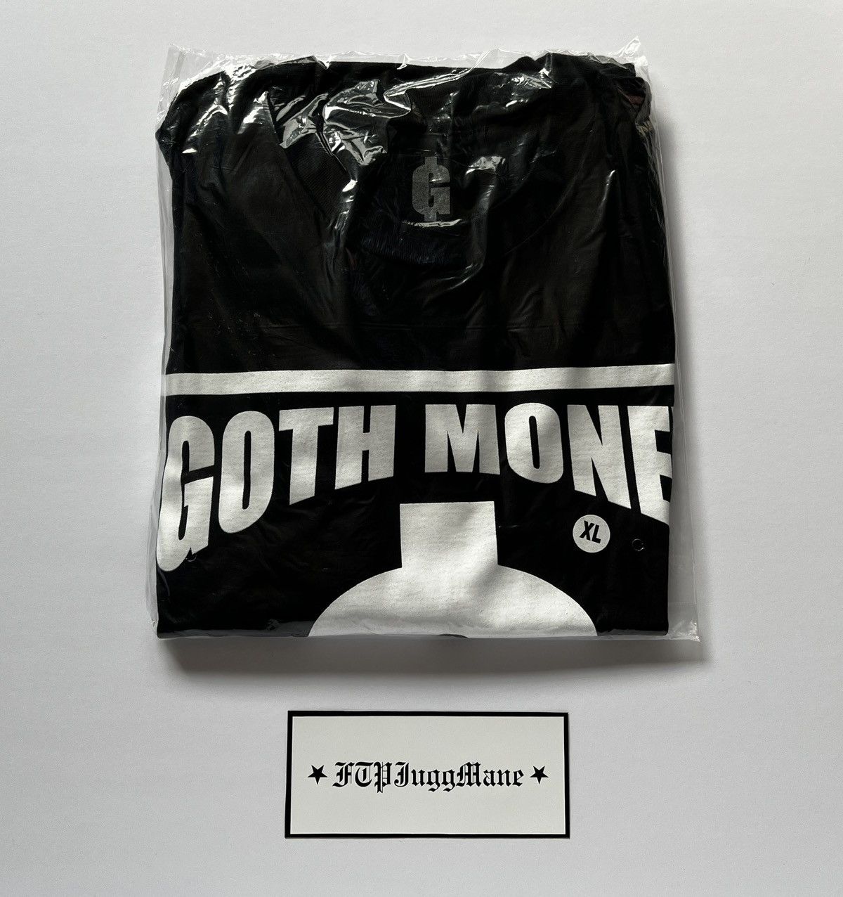 Goth Money Logo Tee XL Goth Money Records GMR Black Kray