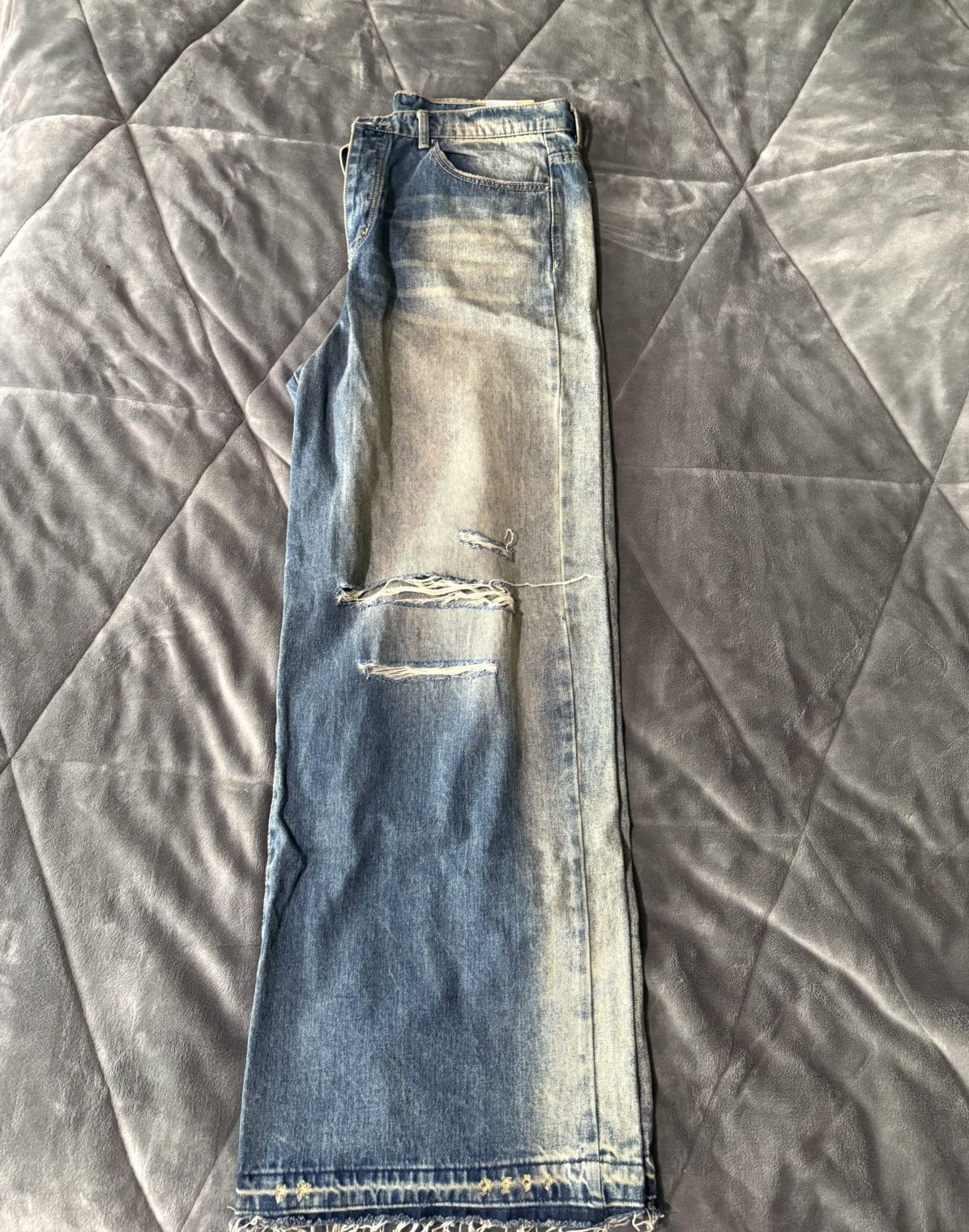 MNML MNML Baggy Rave Denim - Blue / 36 Size US 36 / EU 52 - 2 Thumbnail