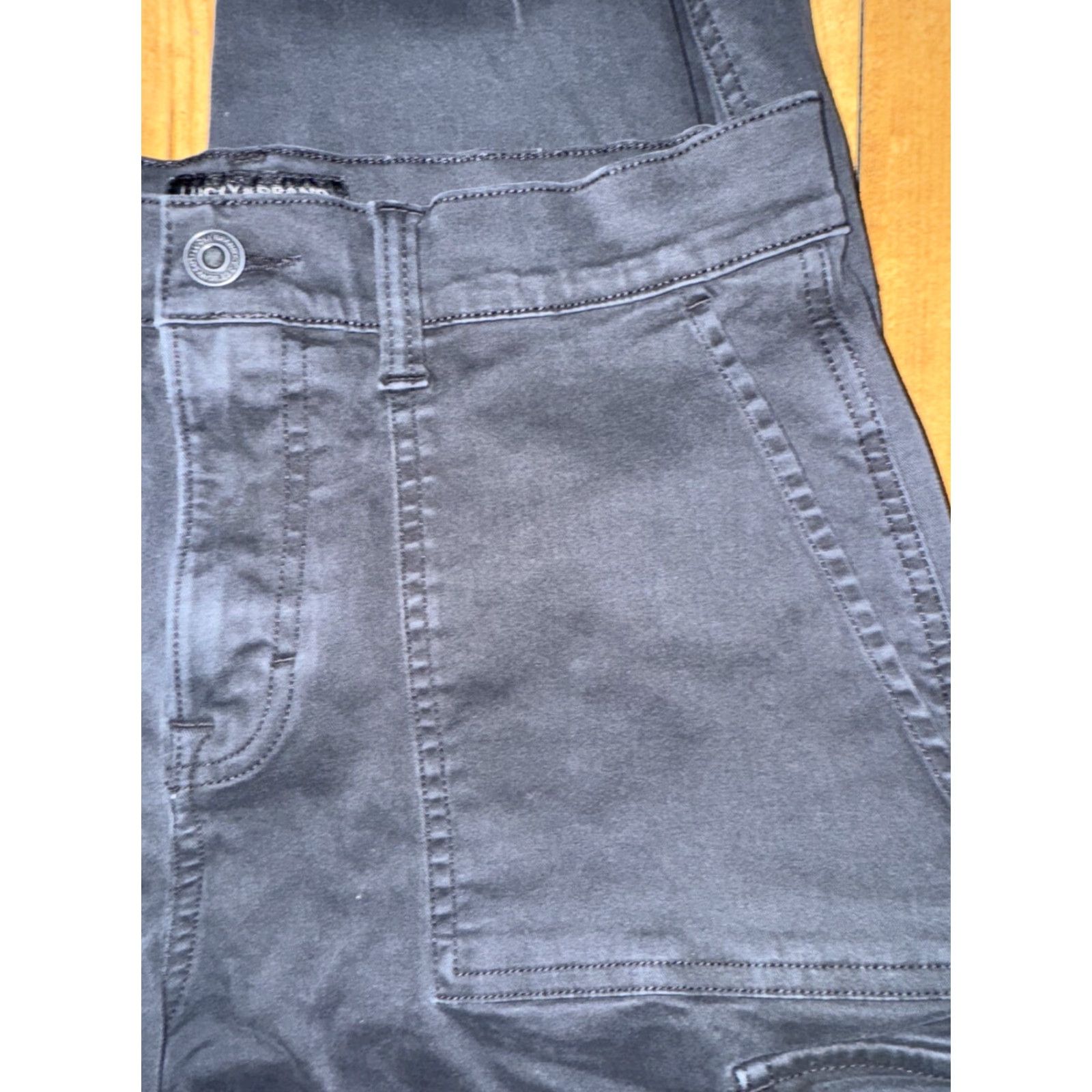 Lucky Brand VINTAGE Women’s Lucky Brand Jeans Cargo Pants Black 28x30 Size 28" / US 6 / IT 42 - 5 Thumbnail
