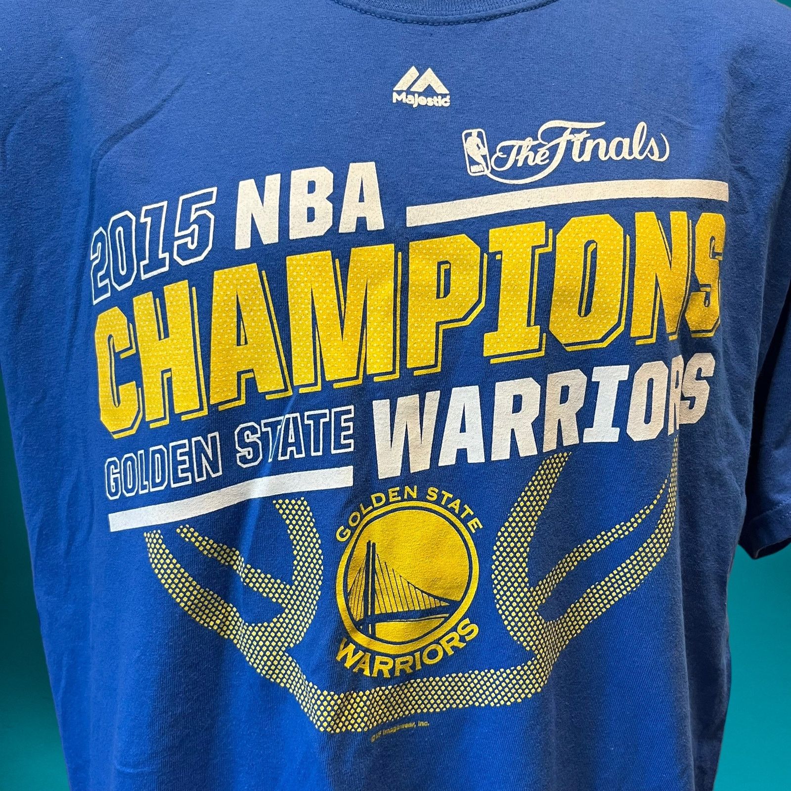 Gildan 2015 Golden State Warriors Shirt NBA The Finals Champions Size US XL / EU 56 / 4 - 3 Thumbnail