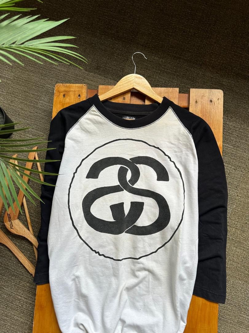 Other × Stussy STUSSY SS LOGO RAGLAN Size US XL / EU 56 / 4 - 3 Thumbnail