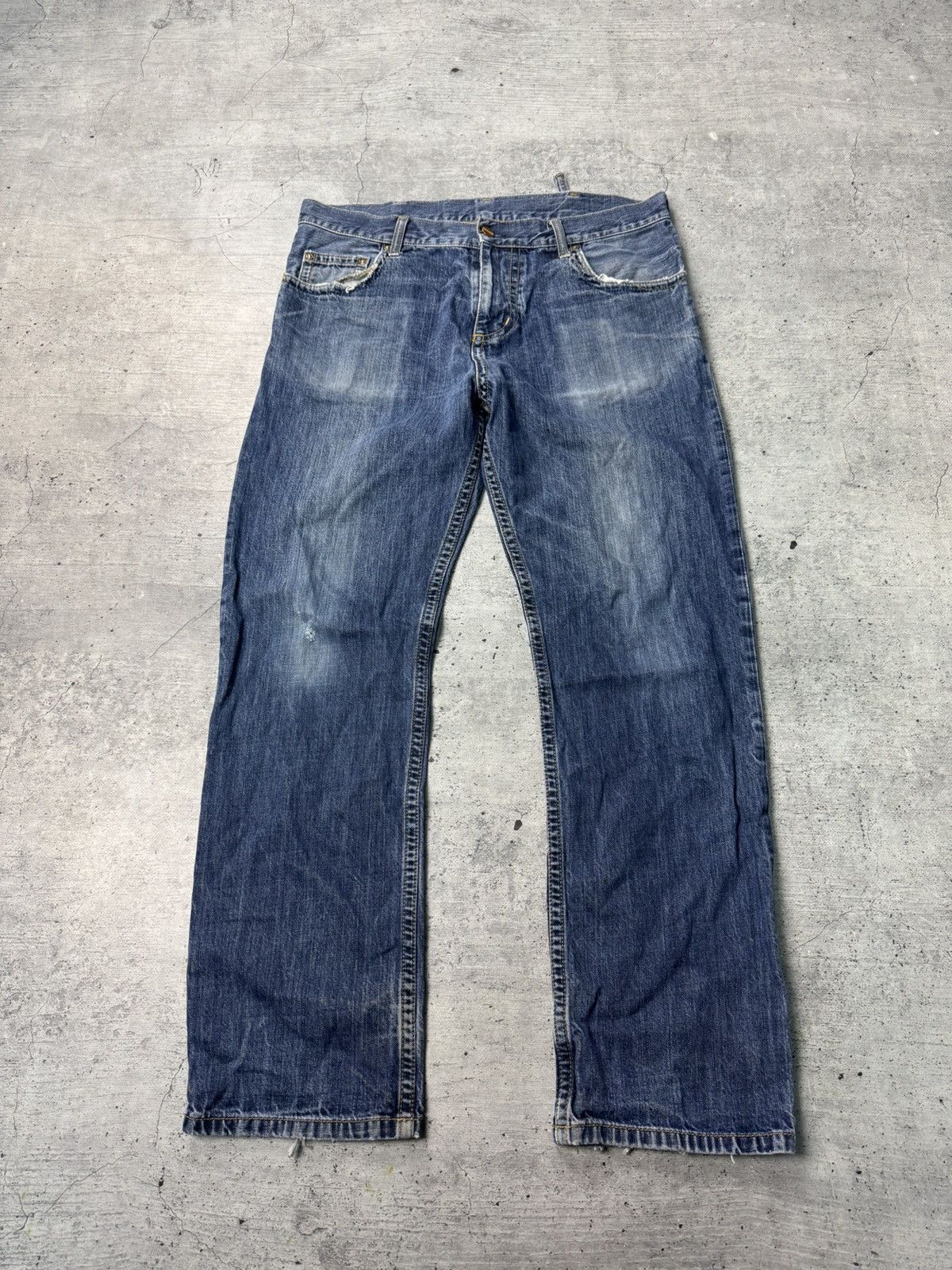 Carhartt Crazy Vintage 90s Carhartt Jeans Relaxed Fit Light Wash Work Size US 32 / EU 48 - 7 Thumbnail