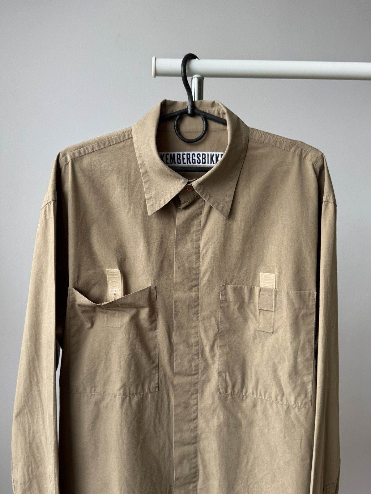 Dirk Bikkembergs Dirk Bikkembergs Tech Shirt Button Up Long Sleeve Size US XL / EU 56 / 4 - 1 Thumbnail