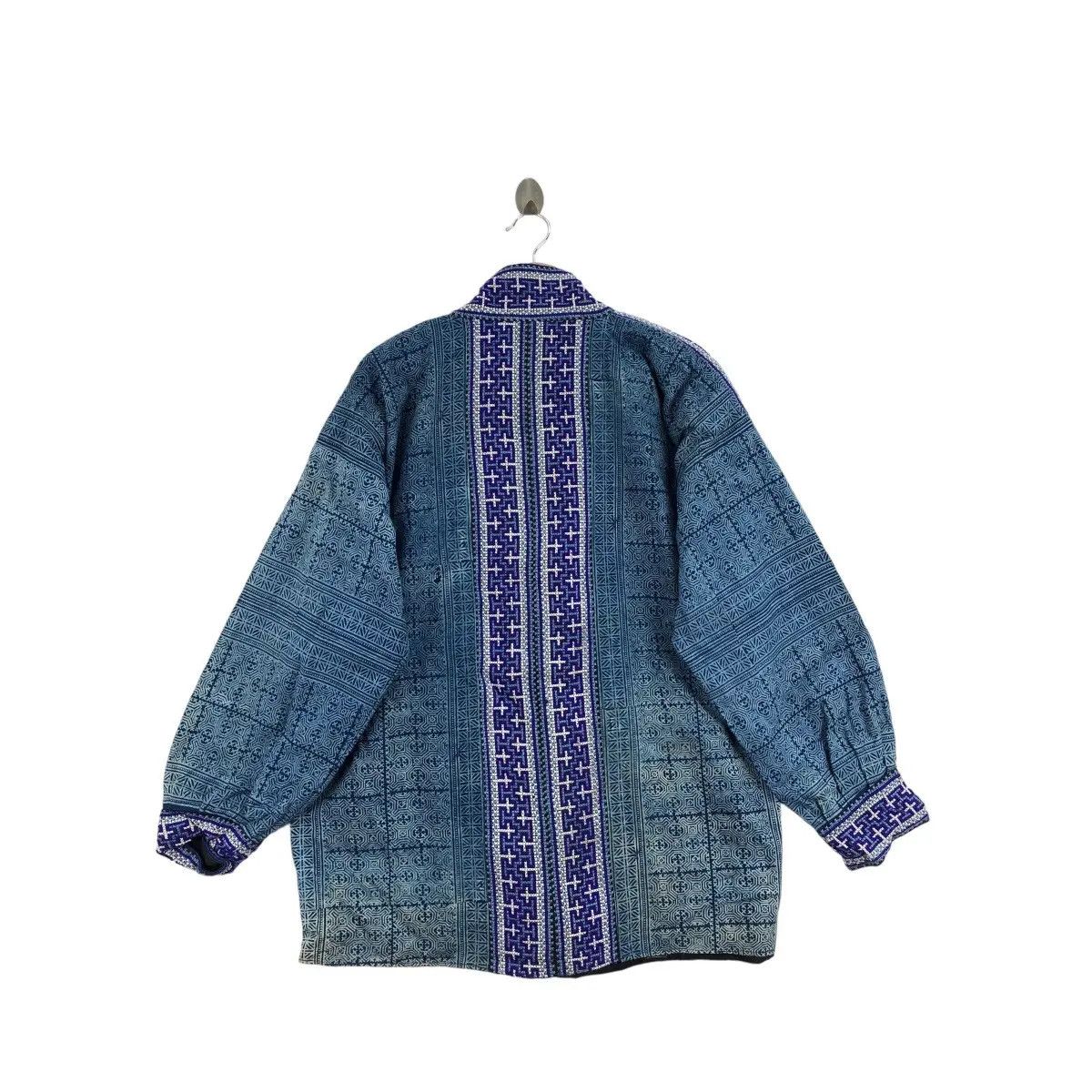 Vintage Vintage 80’ JAPAN KIMONO DRAGON Boro Distress Indigo Coat Size XXL / US 16-18 / IT 52-54 - 6 Thumbnail