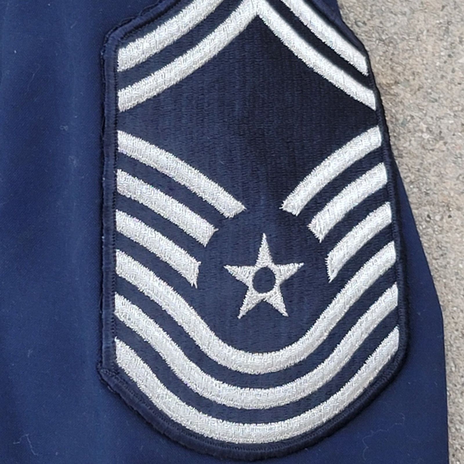 Other Vtg 1980s US Air Force Chief Master Sergeant Military Jacket Size US L / EU 52-54 / 3 - 3 Thumbnail