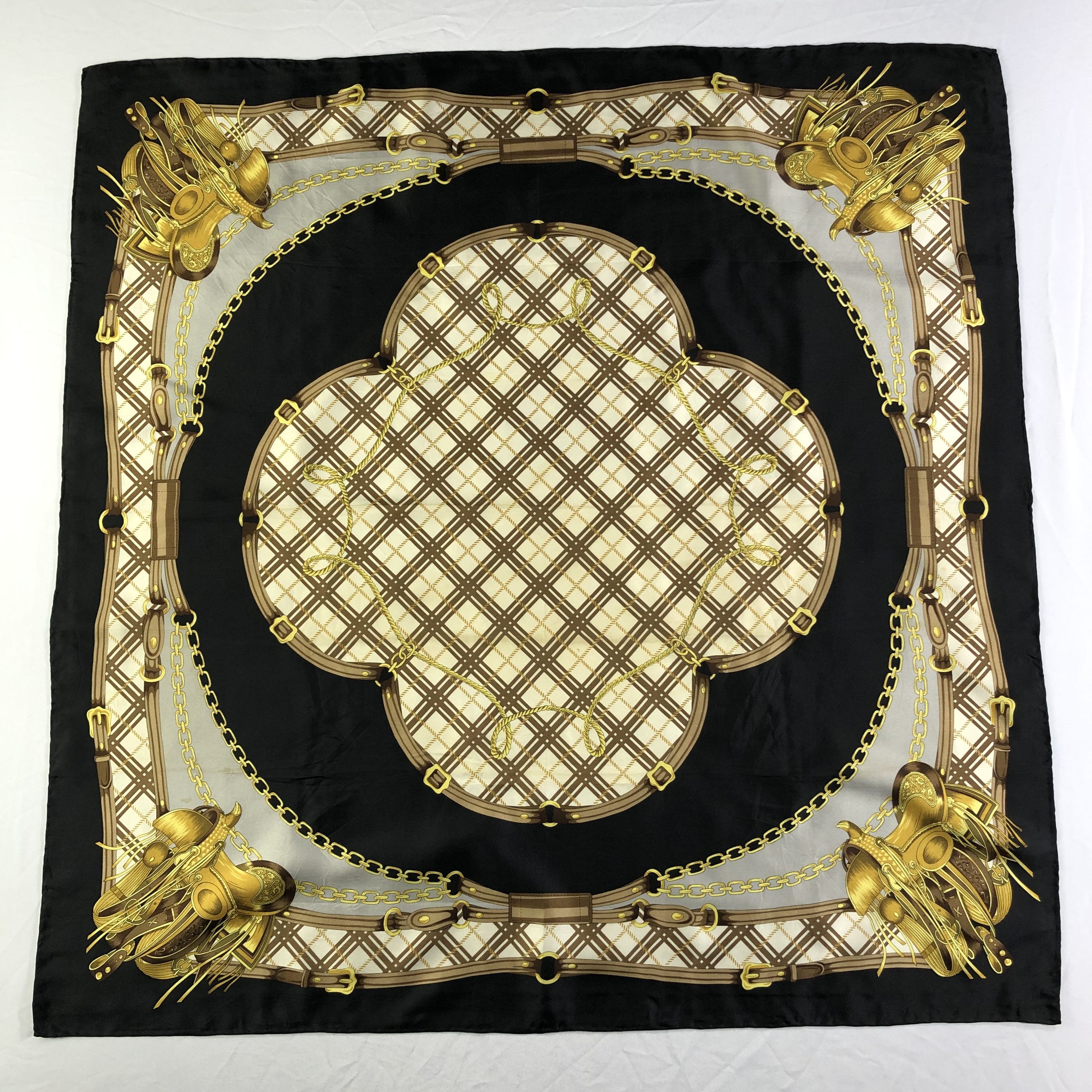 Vintage Vintage Silk Scarf Size ONE SIZE - 2 Thumbnail