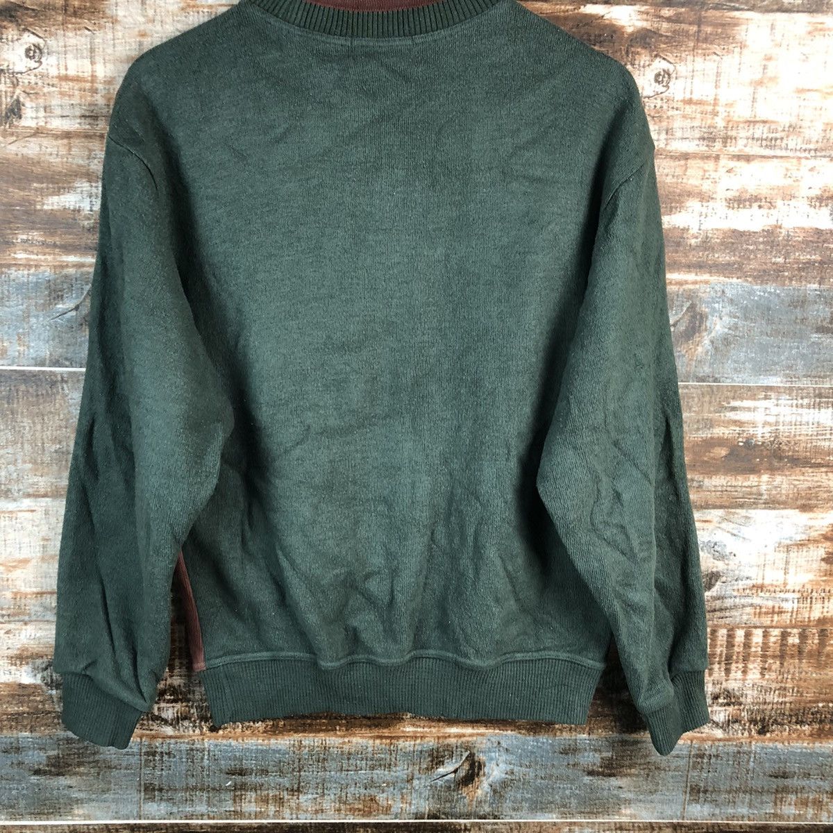 Japanese Brand Bush Hill vintage Brown Green Sweathshirt #A2514 Size US S / EU 44-46 / 1 - 15 Thumbnail