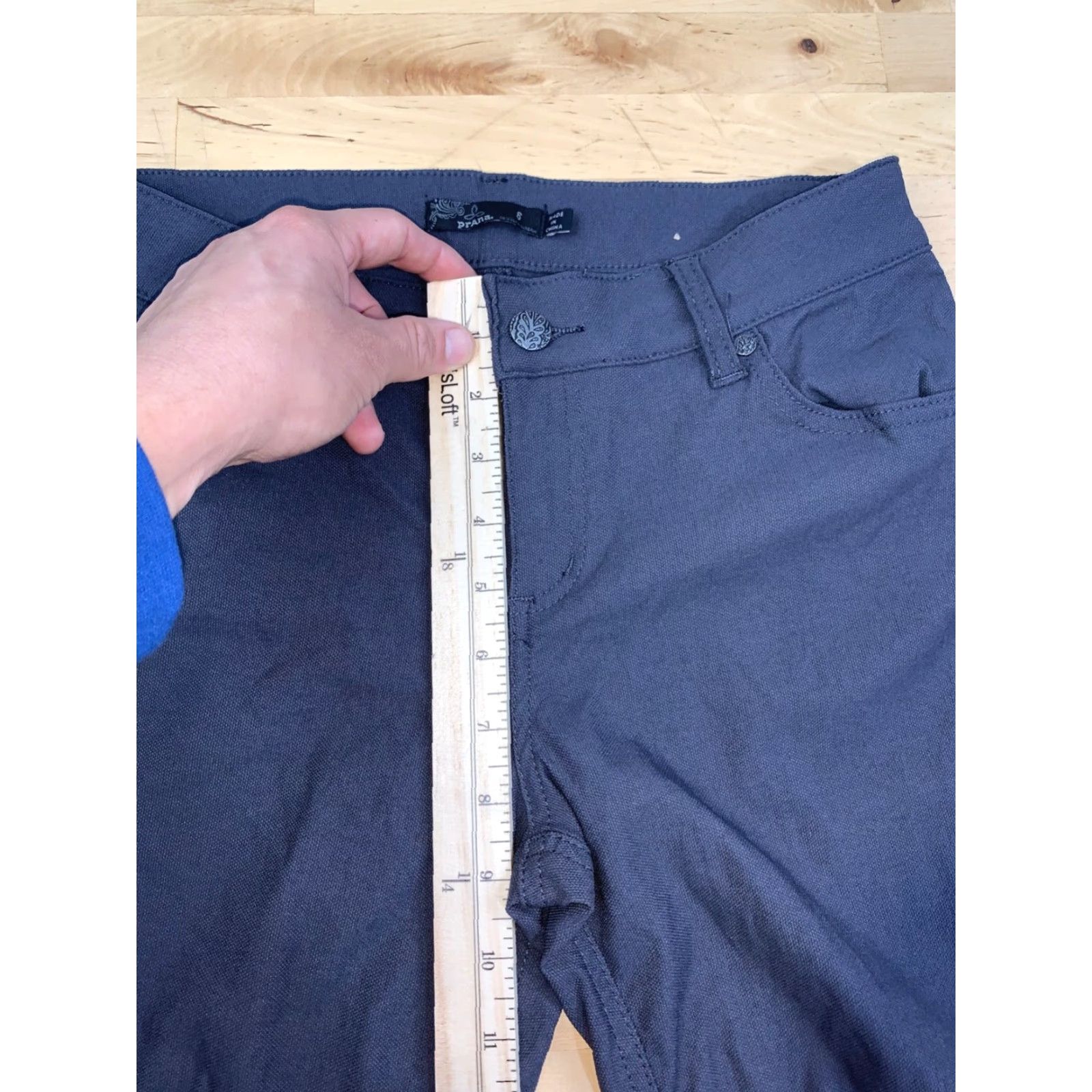 Prana prAna Pants Womens 6 Gray Casual Outdoor Stretch Hiking 10668 Size 28" / US 6 / IT 42 - 7 Thumbnail
