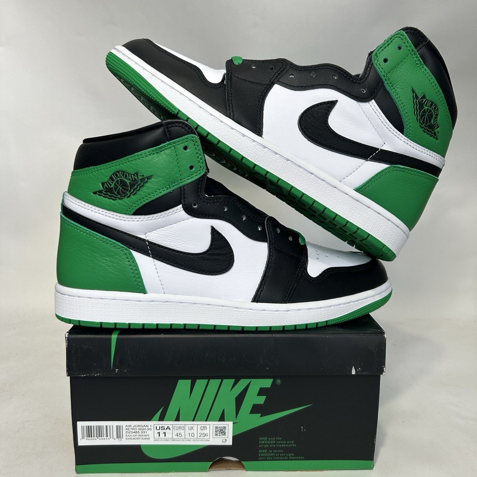 Nike Air Jordan 1 Retro High OG “Black Lucky Green”
