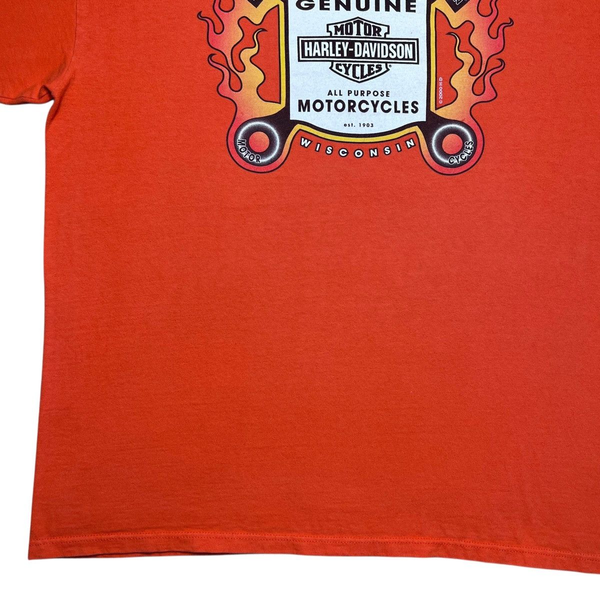 Harley Davidson × Vintage 2000s Harley Davidson Motorcycles Grand Junction Graphic Tee Size US XXL / EU 58 / 5 - 10 Thumbnail