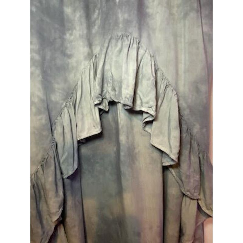 American Eagle Outfitters American Eagle Outfitters Womens Hi Low Ruffle Skirt Gray Size 23" - 5 Thumbnail