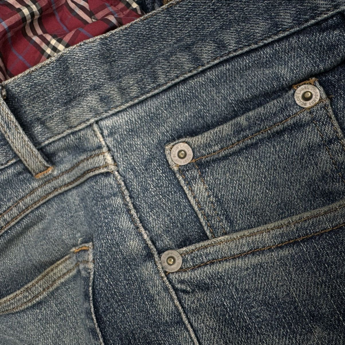 Burberry 🌟BURBERRY BLACK LABEL PATCHWORK DENIM JEANS Size 32" / US 10 / IT 46 - 7 Thumbnail