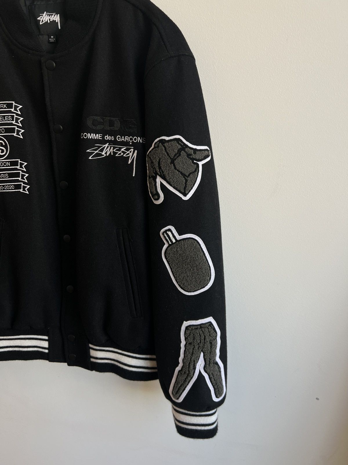 Comme des Garcons × Stussy Comme Des Garçons x Stussy 40th anniversy varsity Size US M / EU 48-50 / 2 - 4 Thumbnail