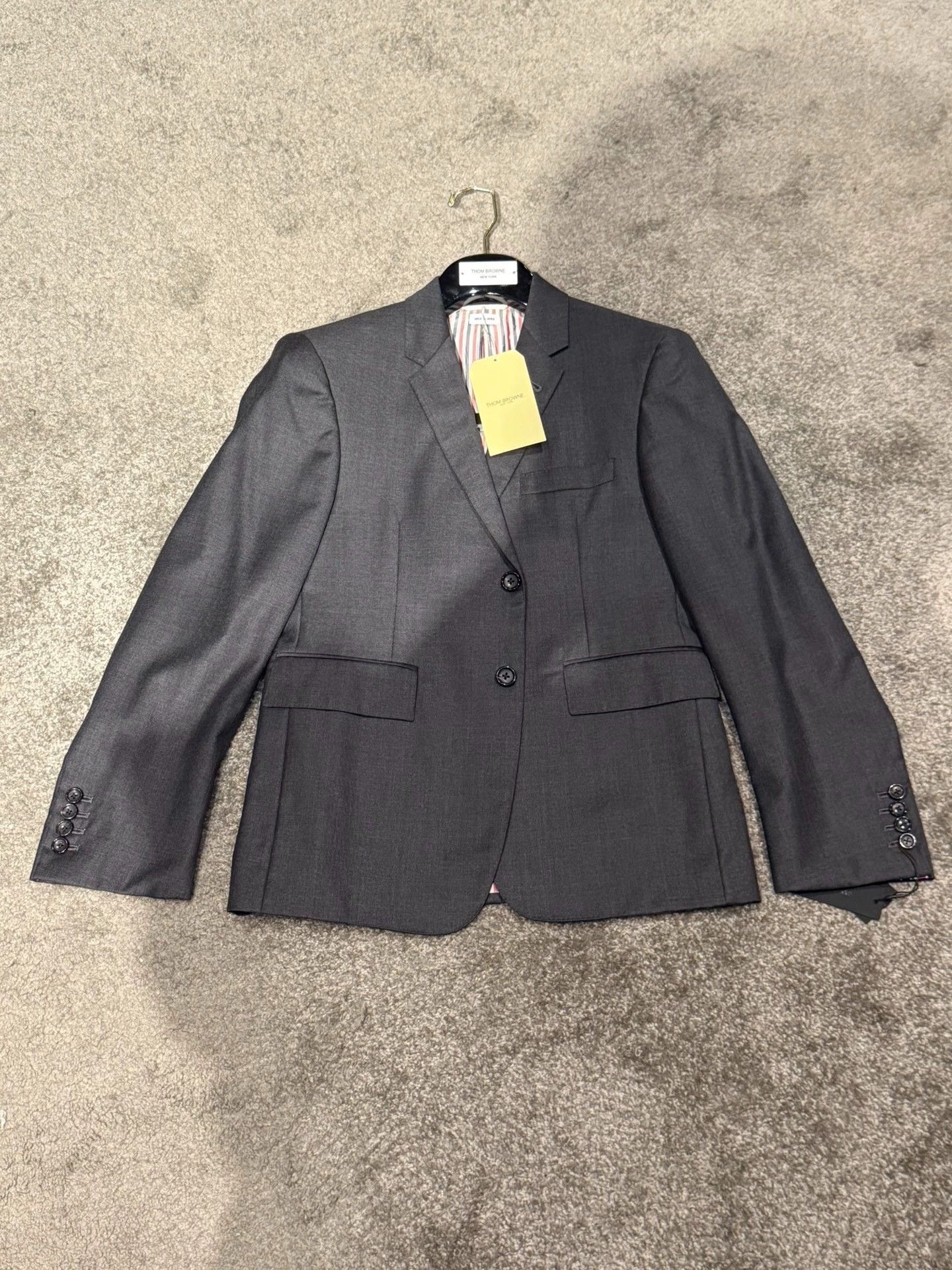 Thom Browne Thom Browne Classic Dark Gray Wool Suit Size1 Size US S / EU 44-46 / 1 - 3 Thumbnail