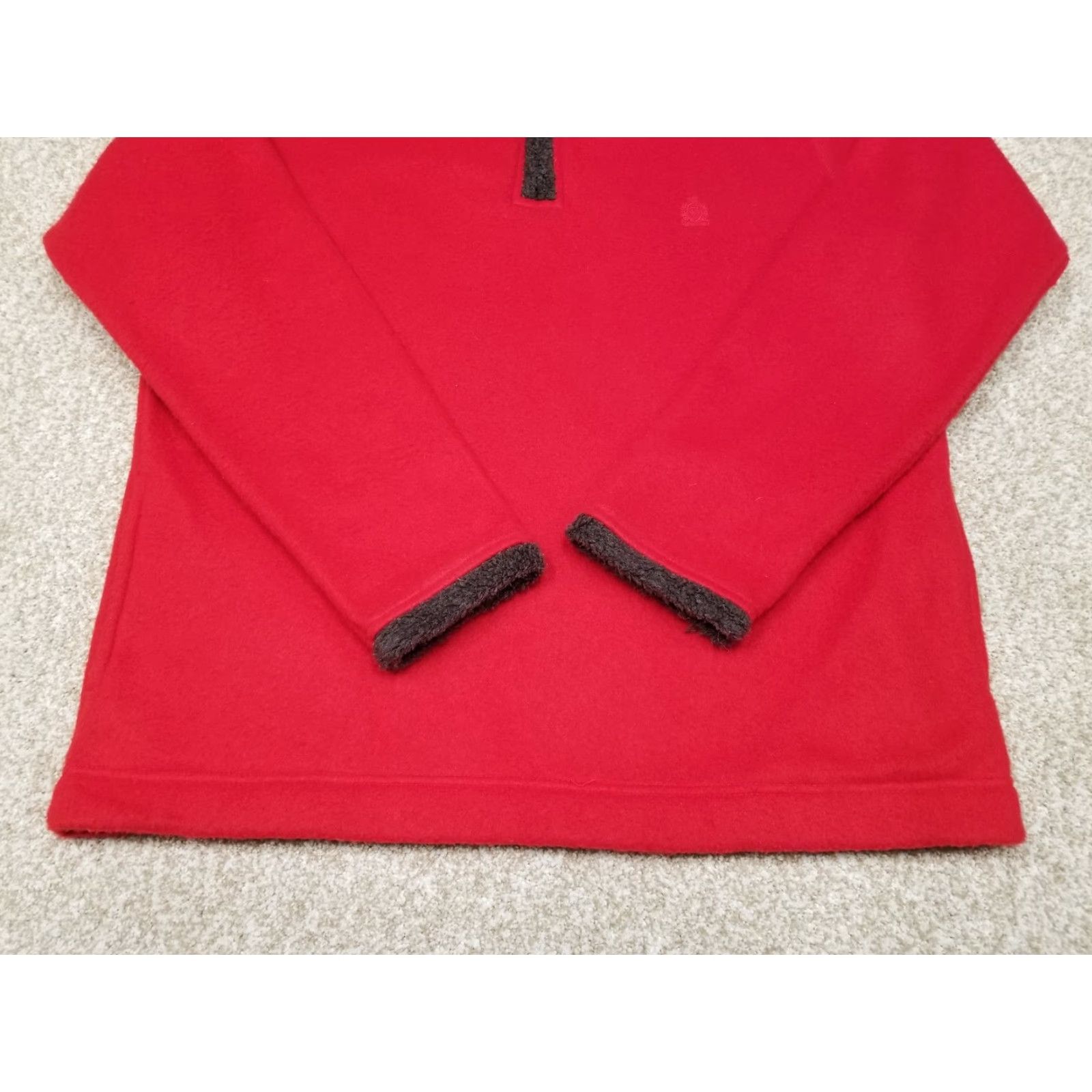 Bugle Boy VINTAGE Bugle Boy Snow Fleece Sweater Mens Small Red Pullover 1/4 Zip Christmas Holiday Shirts Mens Red 1/4 Zip Embroidered Logo Regular Knit Size US S / EU 44-46 / 1 - 3 Thumbnail