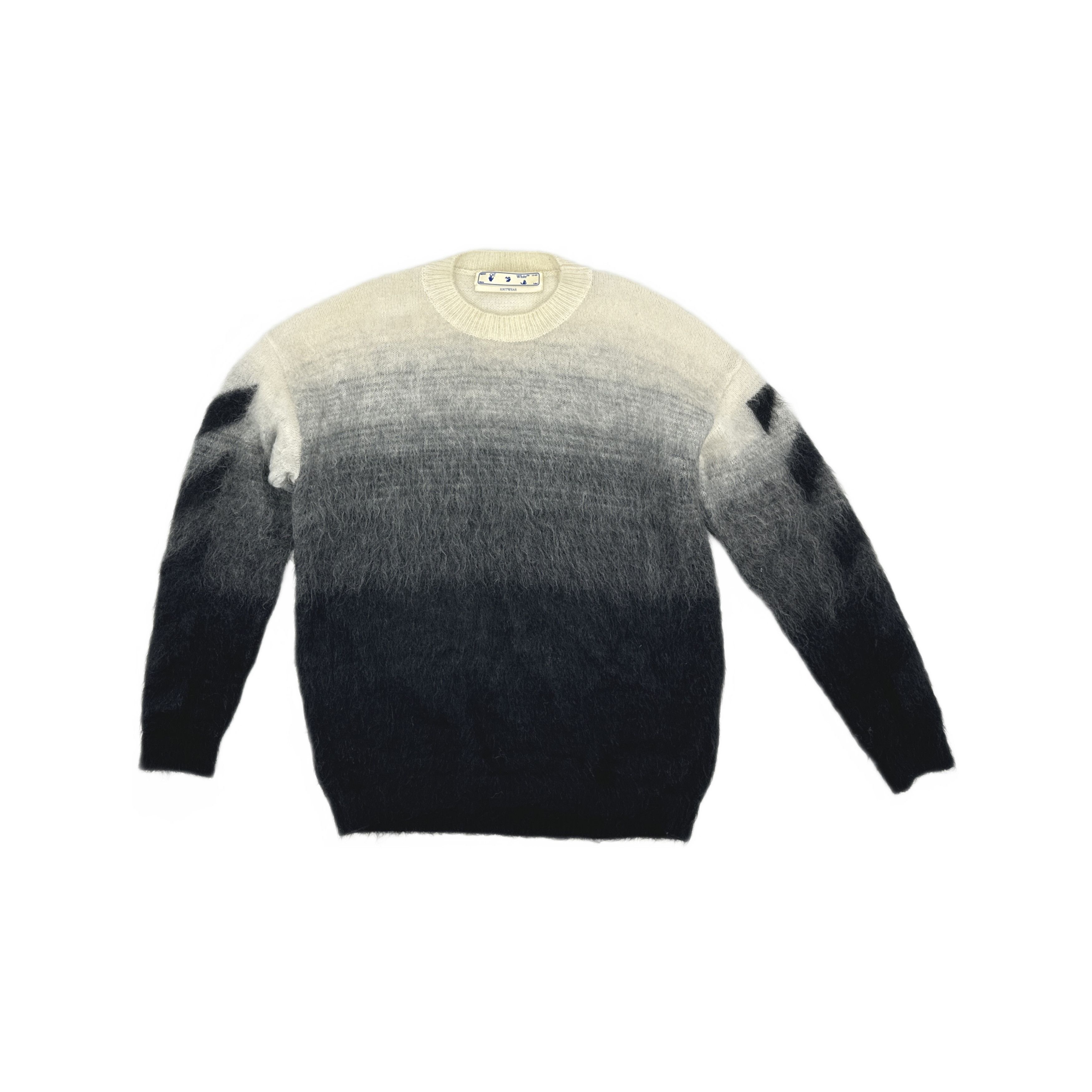 Off-White OFF-WHITE Gradient Mohair Sweater Size S Size US S / EU 44-46 / 1 - 1 Thumbnail