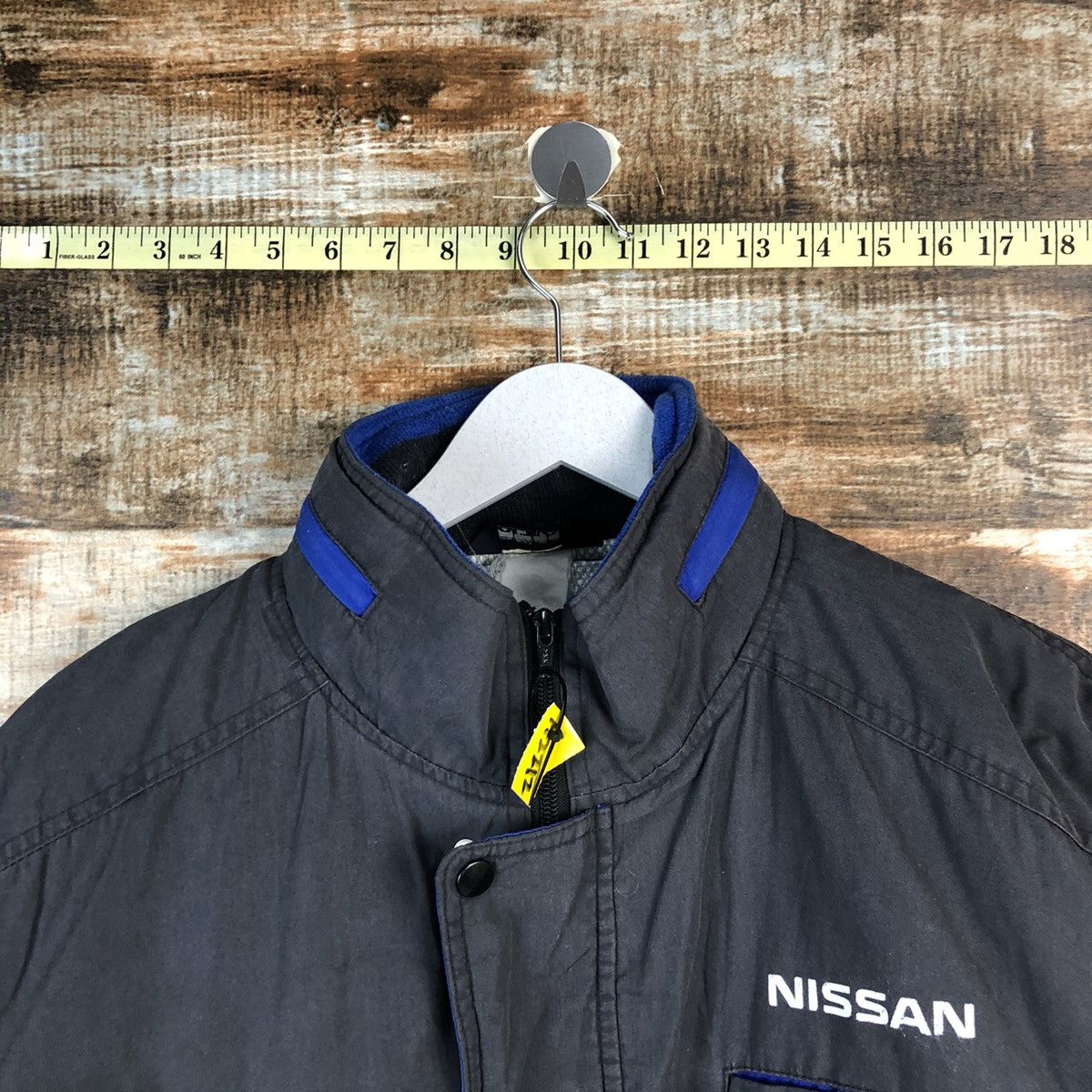 Japanese Brand D Alta Nissan Grey vintage Bombers Jacket #A2212 Size US M / EU 48-50 / 2 - 4 Thumbnail