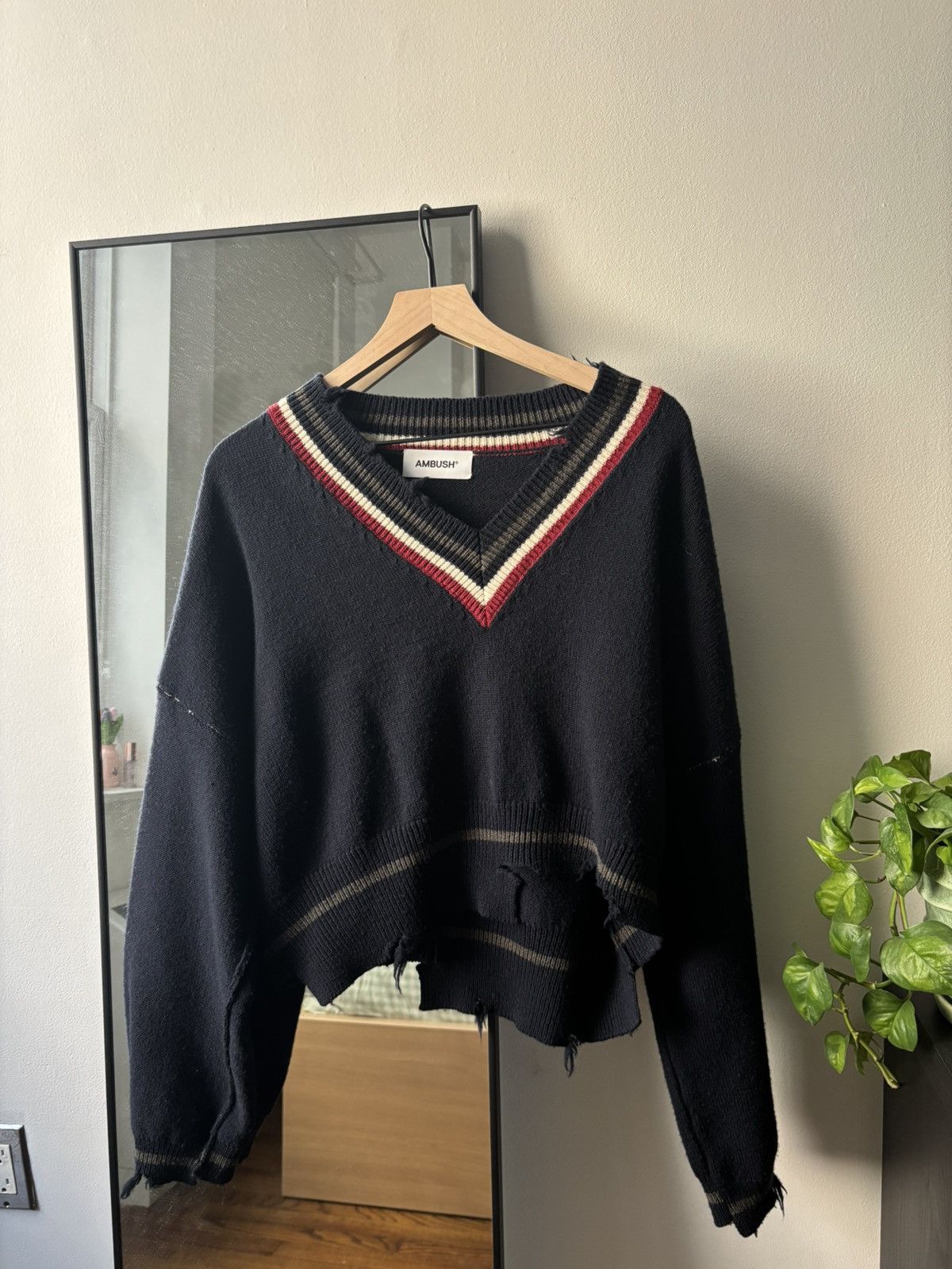 Ambush Design ambush navy dangled sweater Size XS / US 0-2 / IT 36-38 - 1 Thumbnail