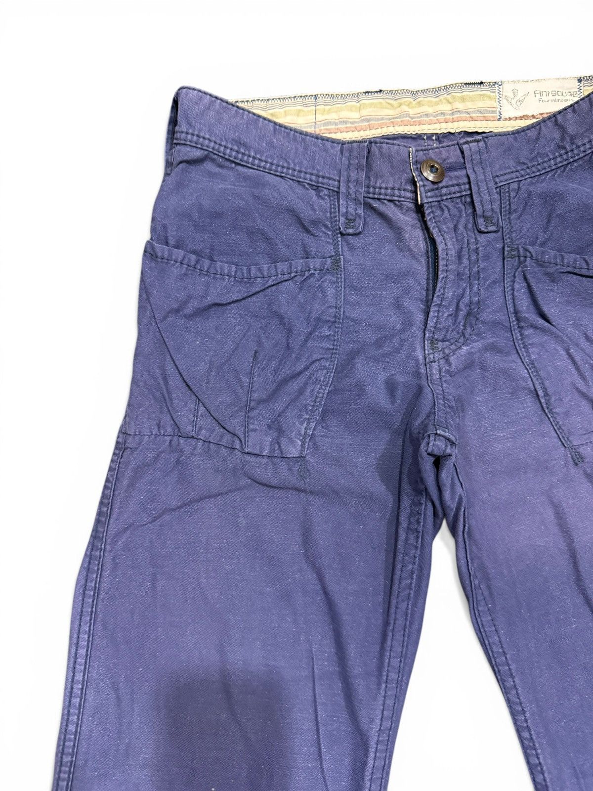 Japanese Brand JAPAN BRAND Antgauge Fourmimesure Navy Casual Pants Size US 27 - 5 Thumbnail