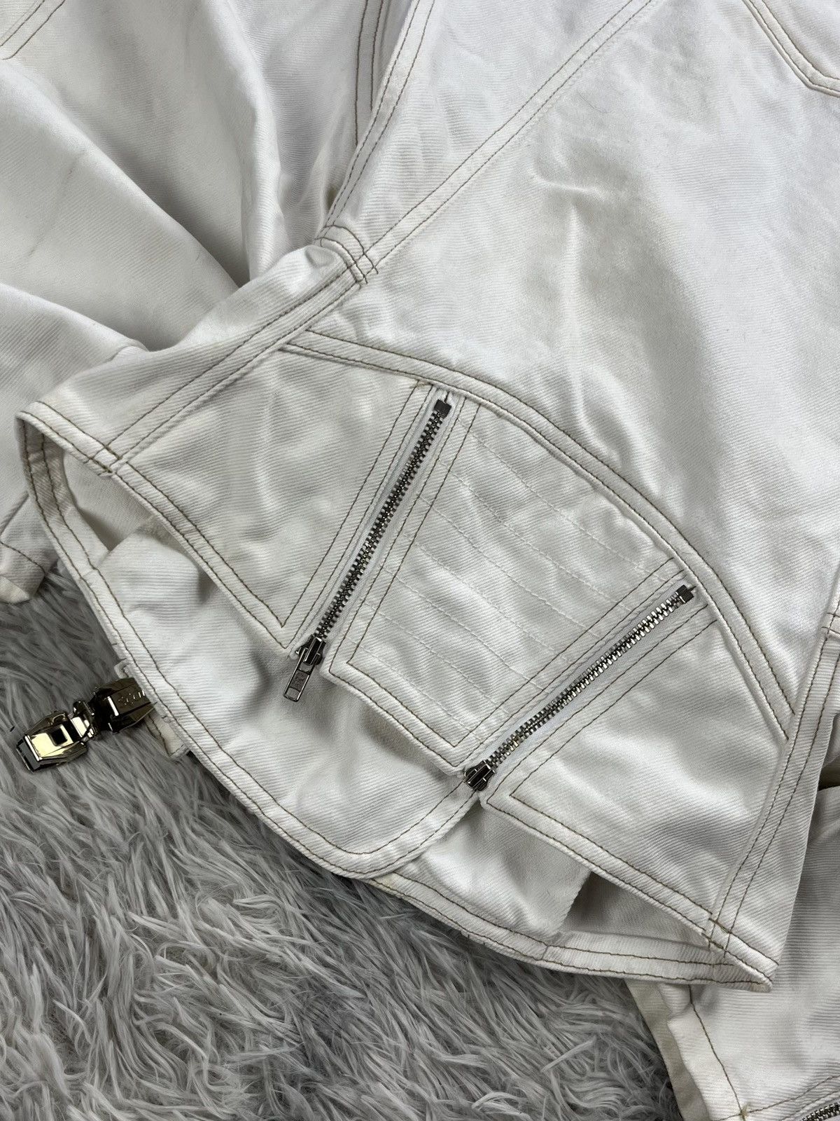 Japanese Brand Vintage Scour Crop Denim Jacket Size M / US 6-8 / IT 42-44 - 16 Thumbnail