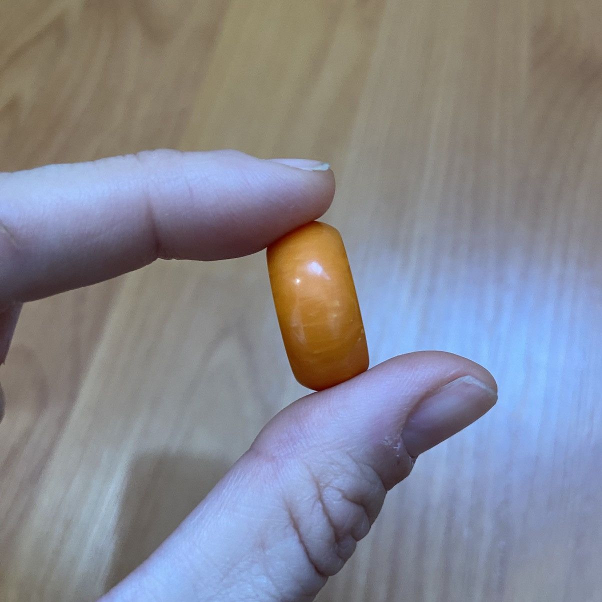 Vintage Bakelite Tangerine Orange Vintage Retro Rare Art Deco Ring Size ONE SIZE - 1 Thumbnail