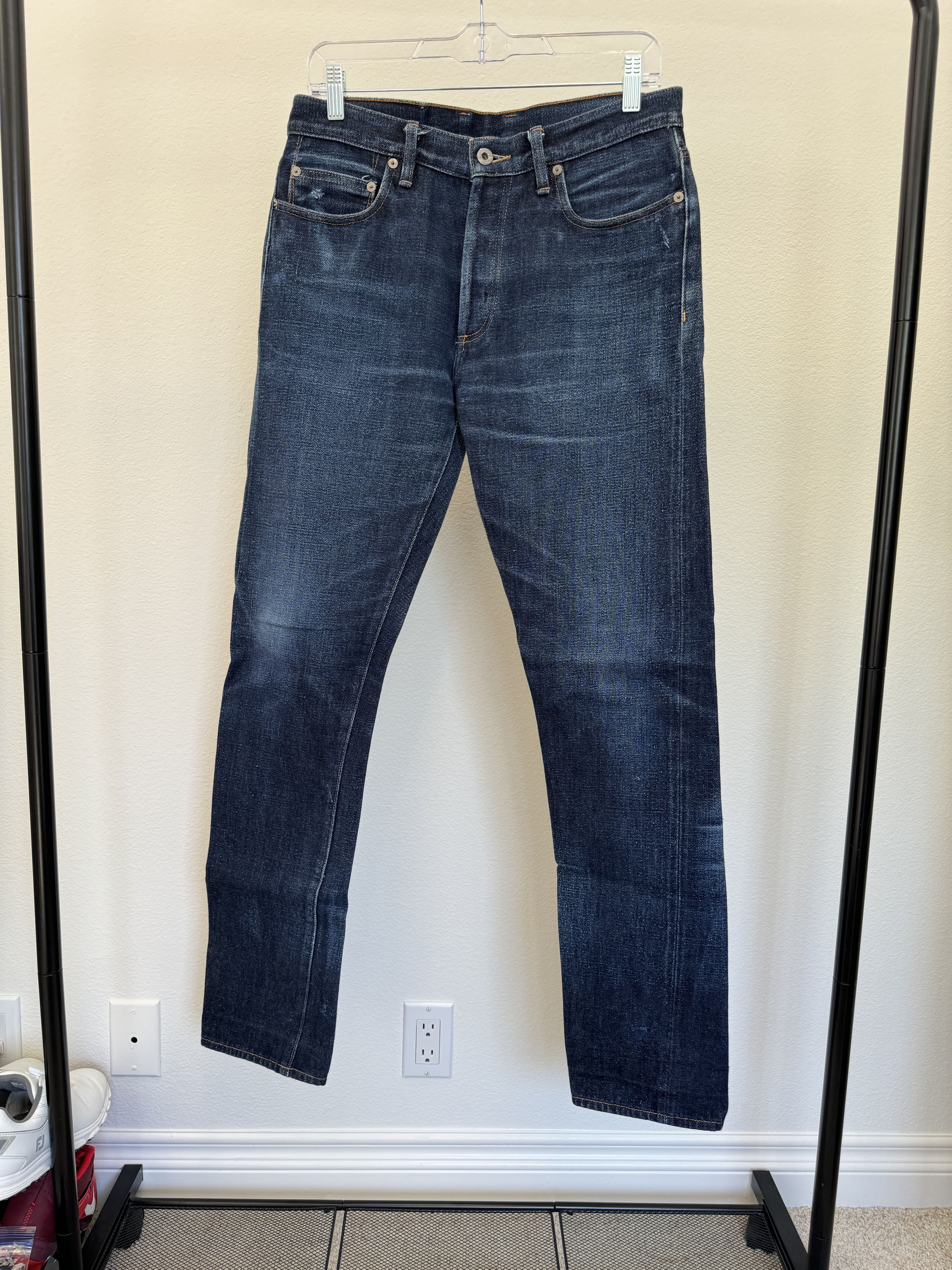 3sixteen 3sixteen+ 40BSP 16.5oz Caustic Wave Denim Size US 31 - 1 Thumbnail