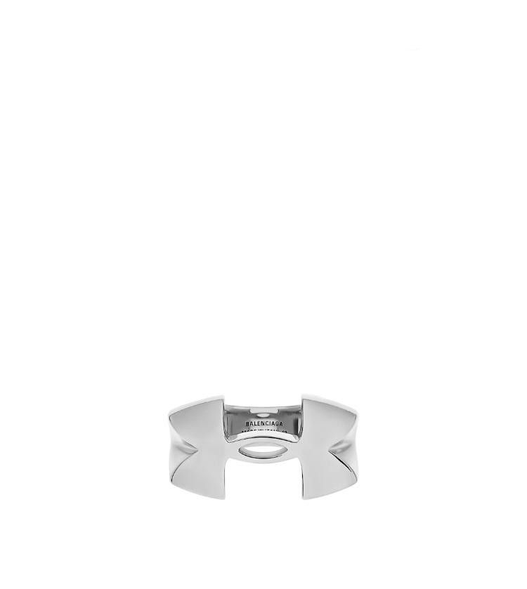 Balenciaga × Under Armour o1s1wg110425 Size: 60 / Under Armour® Signet Ring in Silver Size ONE SIZE - 1 Preview