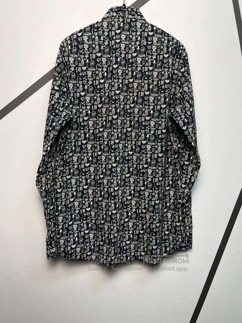 Saint Laurent Paris Saint Laurent SLP All-Over Print Shirt. Size US L / EU 52-54 / 3 - 2 Thumbnail