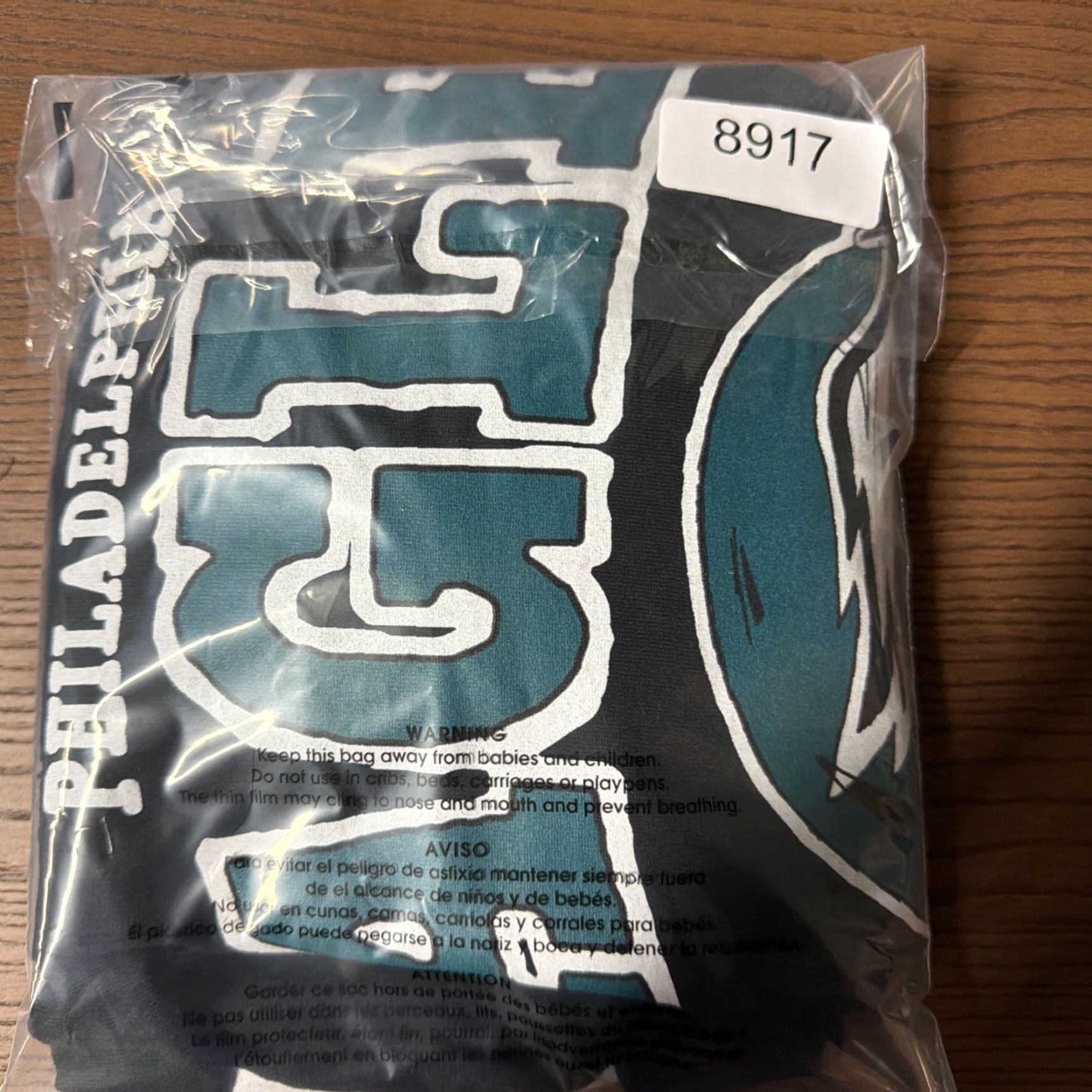 NFL NEW NFL x Aleali May Mens Size M Eagles Graphic Print T-Shirt Vintage Black Size US M / EU 48-50 / 2 - 6 Thumbnail