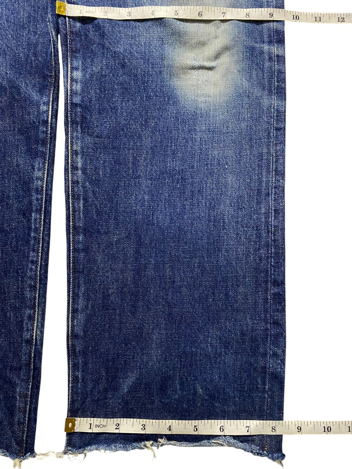 Vintage Vintage Calvin Klein Selvedge Mud Wash Distressed Loose Jean Size US 32 / EU 48 - 23 Thumbnail