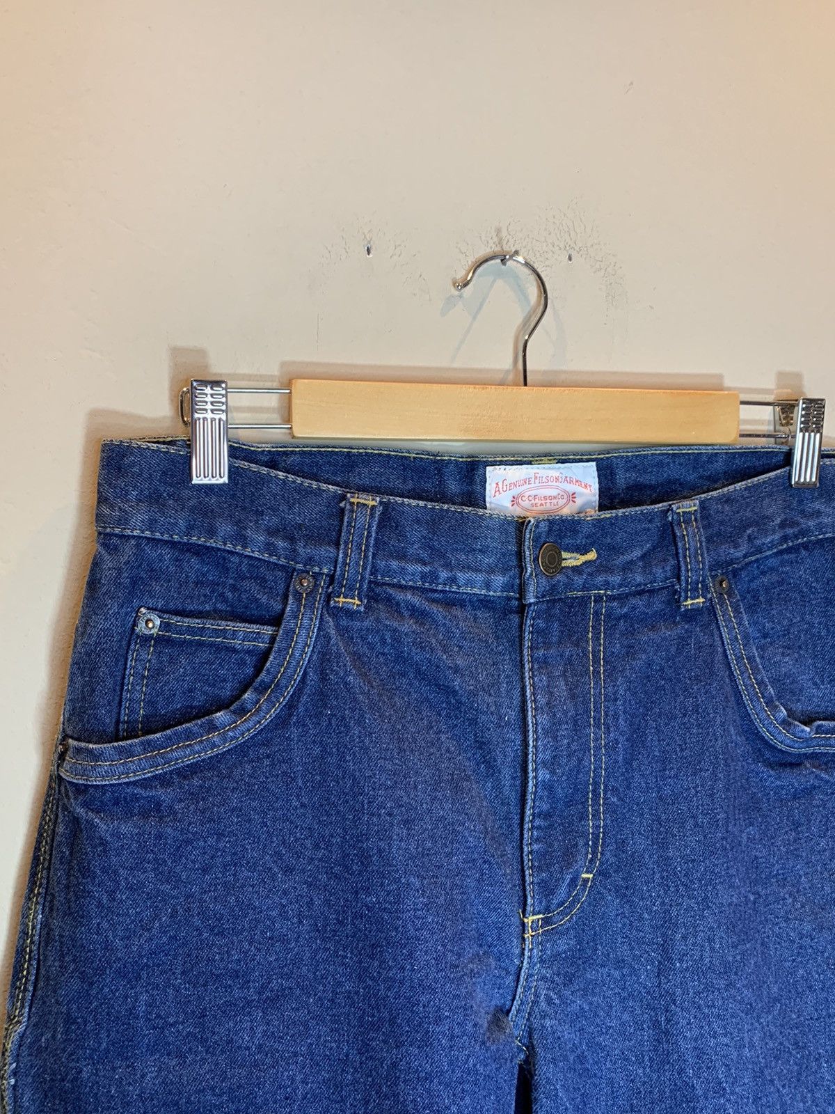 Filson RARE* Vintage Filson Double Knee Carpenter Denim Jeans Pants Size US 33 - 7 Thumbnail