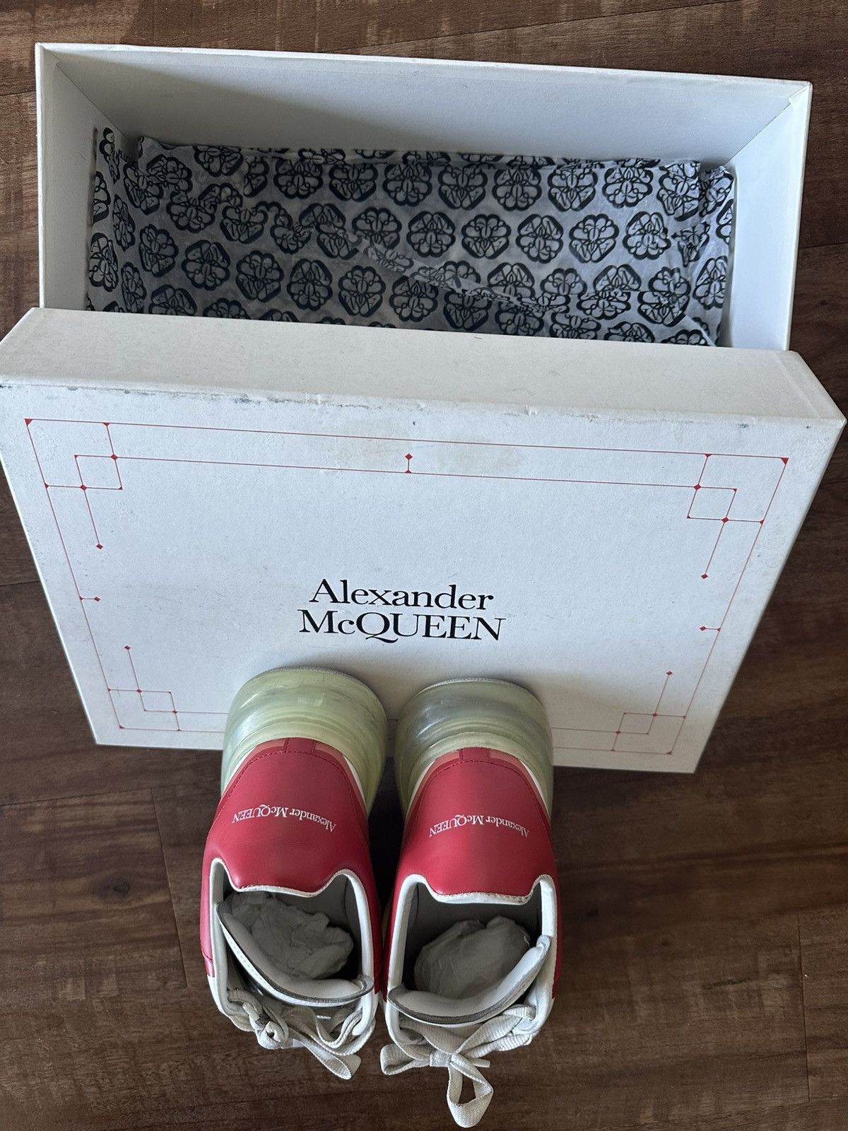 Alexander McQueen Alexander McQueen Oversized Sneaker (Bubble Sole) Size US 8.5 / EU 41-42 - 7 Thumbnail