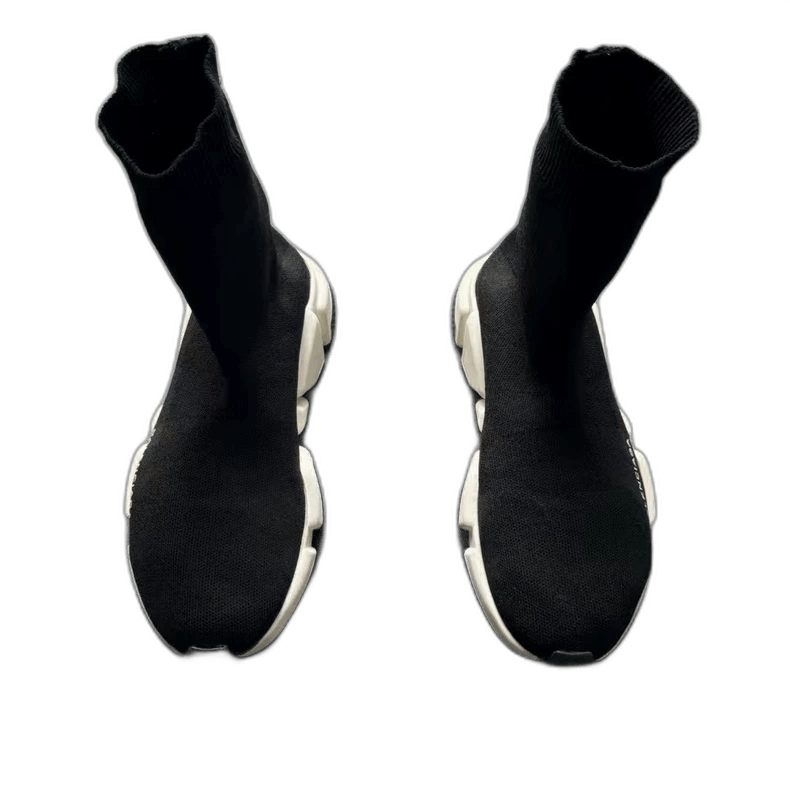 Balenciaga Balenciaga Black and White Sock Sneakers Size US 7 / EU 40 - 1 Thumbnail