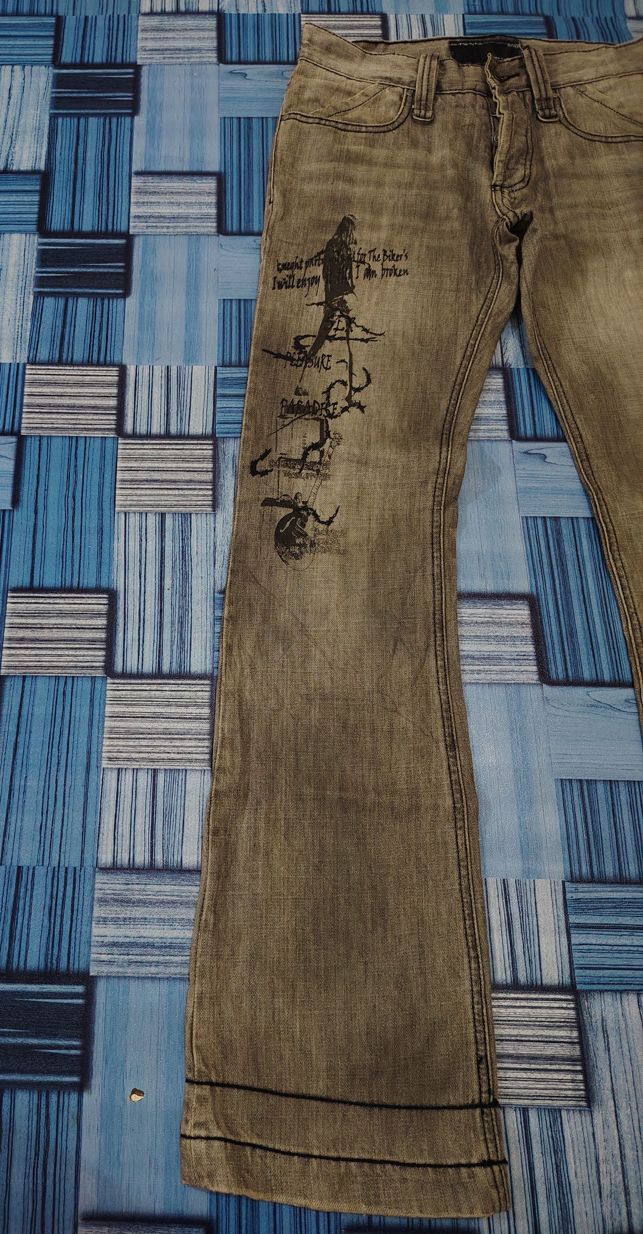 If Six Was Nine Of the neige style Japanese creator Families flare jeans Size US 30 / EU 46 - 3 Thumbnail