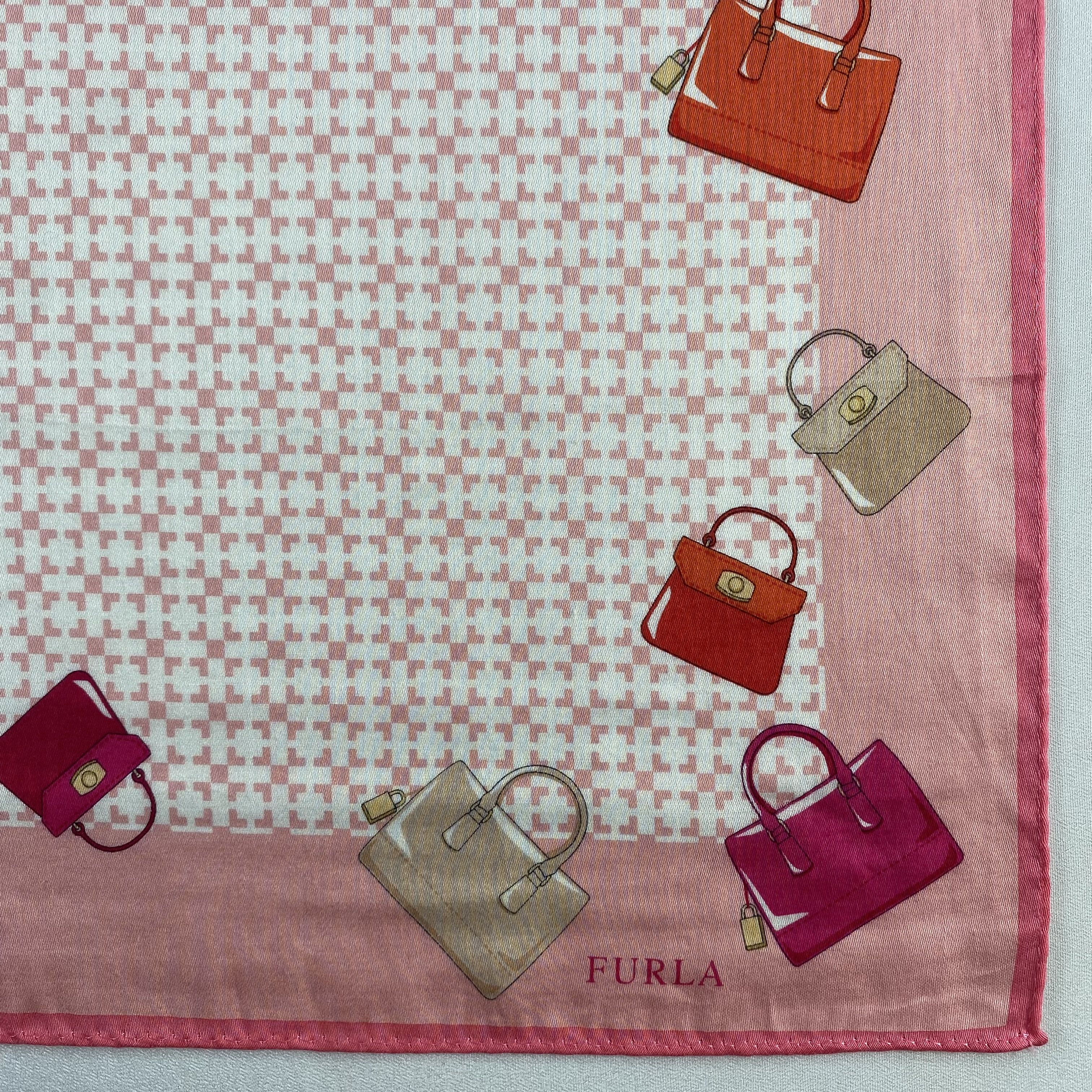 Furla × Vintage Furla Bandana/ Handkerchief / Neckerchief-P1079 Size ONE SIZE - 3 Thumbnail