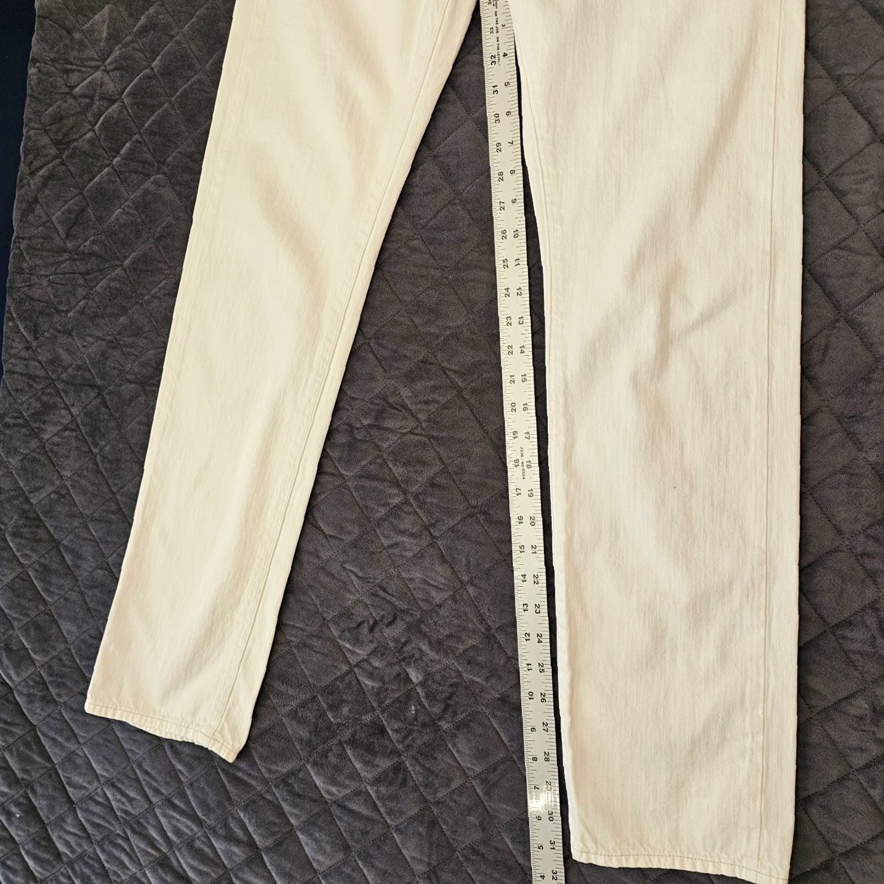 Banana Republic VINTAGE Banana Republic Straight Leg Jeans Men's 31 x 32 Heritage White Size US 31 - 7 Thumbnail
