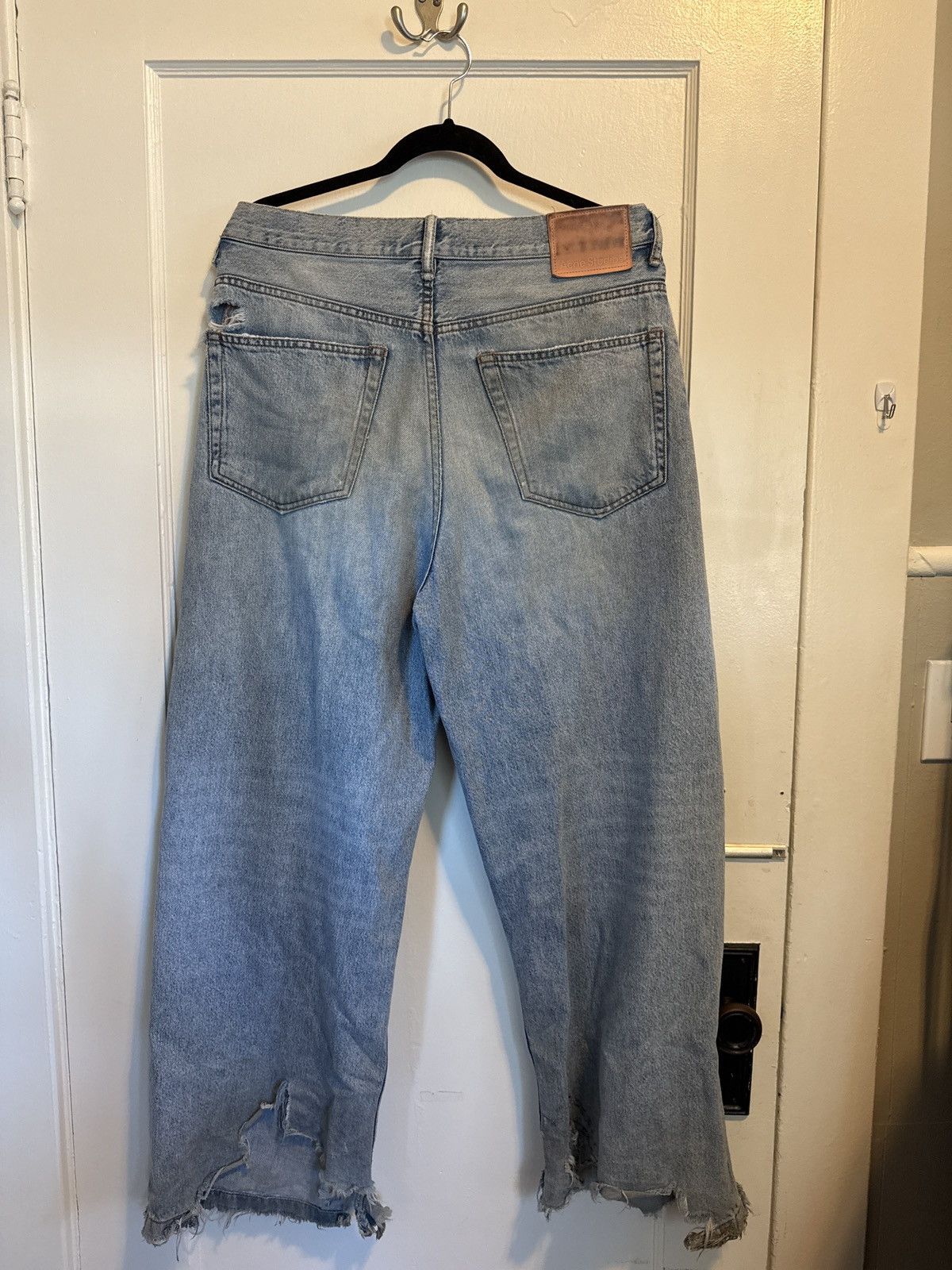 Acne Studios Acne Studios 1989 Loose Fit Light Blue Trash Jeans Size US 30 / EU 46 - 2 Thumbnail