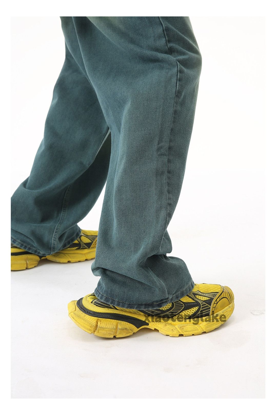 Jean × Vintage washed faded cleanfit yuppie hiphop baggy jeans Size US 32 / EU 48 - 5 Thumbnail