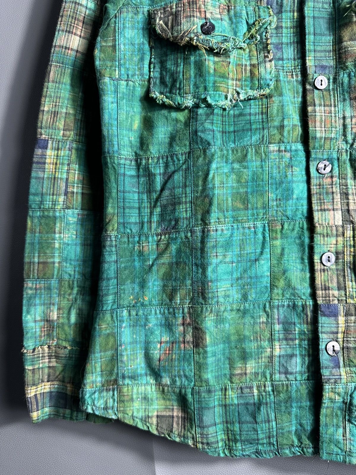 A.P.C. 90s DISTRESSED A.P.C ABSTRACT LONG SHIRT IFSIX PUNK STYLE Size US M / EU 48-50 / 2 - 7 Thumbnail