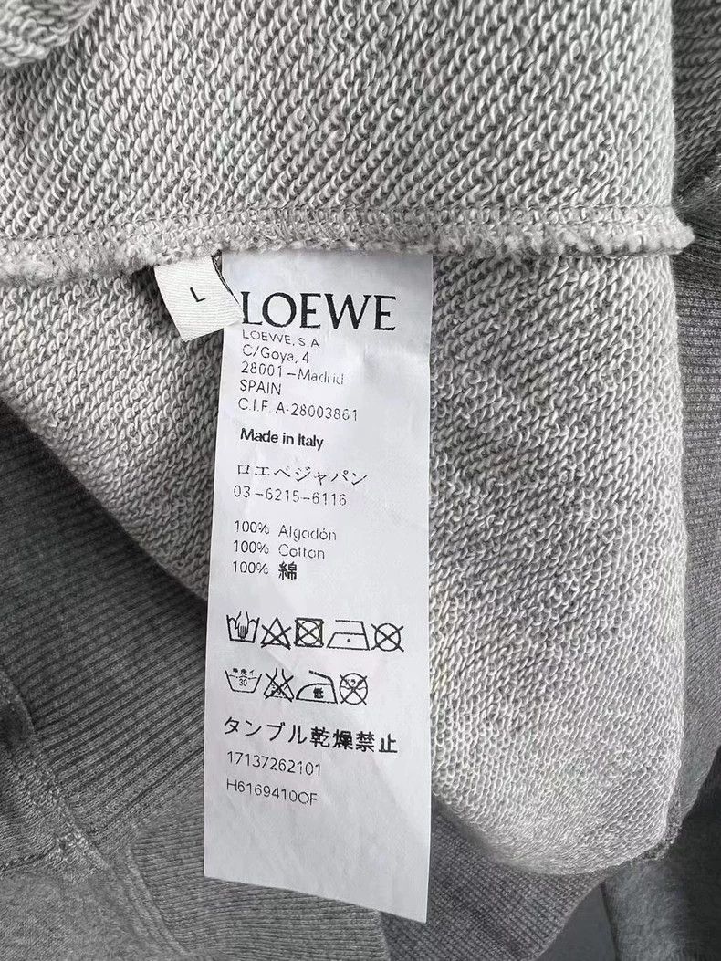 Loewe loewe Embroidered sweatshirt with a big logo 2504-Nextarrow Size US L / EU 52-54 / 3 - 5 Thumbnail