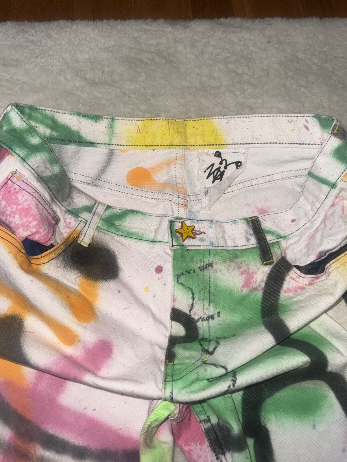 Asspizza asspizza therapy denim pants Size US 33 - 3 Thumbnail
