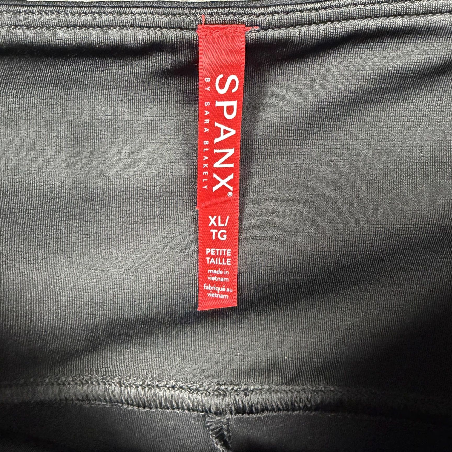 Spanx Spanx Leggings Womens XL Petite 31x24 Black High Waist Compression Athleisure Shaping Size 40" / US 18 - 5 Thumbnail