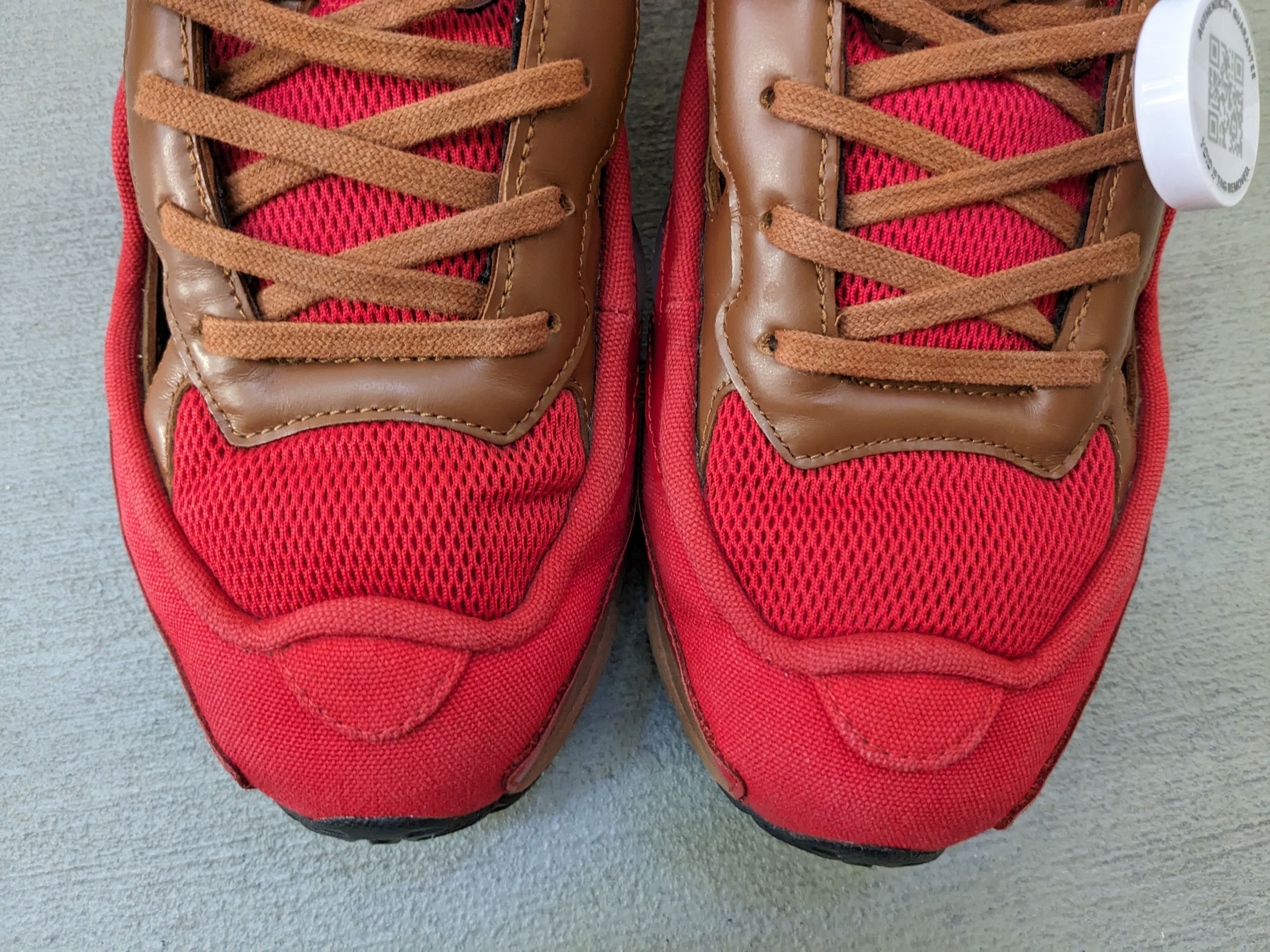 Adidas × Raf Simons Adidas Raf Simons Ozweego Replicant 8.5 B22513 Red Gold Size US 8.5 / EU 41-42 - 5 Thumbnail
