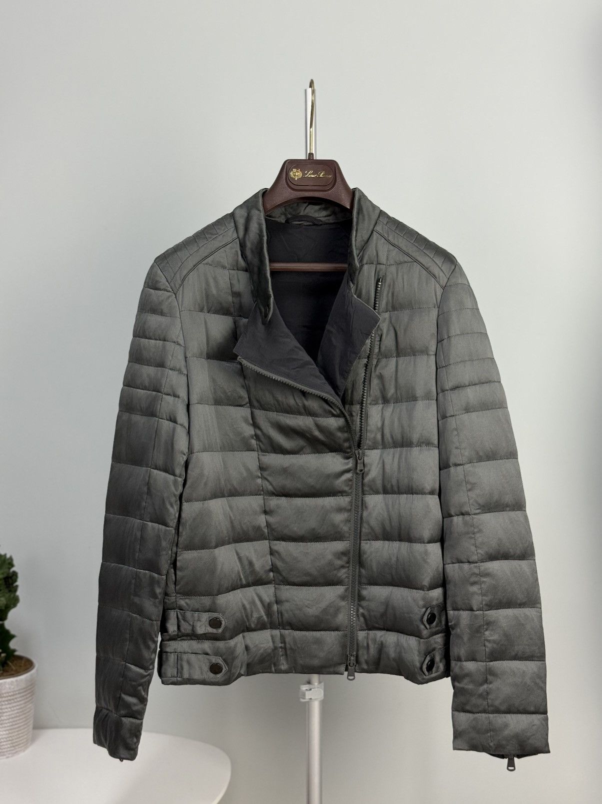 Brunello Cucinelli Brunello Cucinelli Ledies Silk Goose Down Jacket Size M / US 6-8 / IT 42-44 - 2 Thumbnail