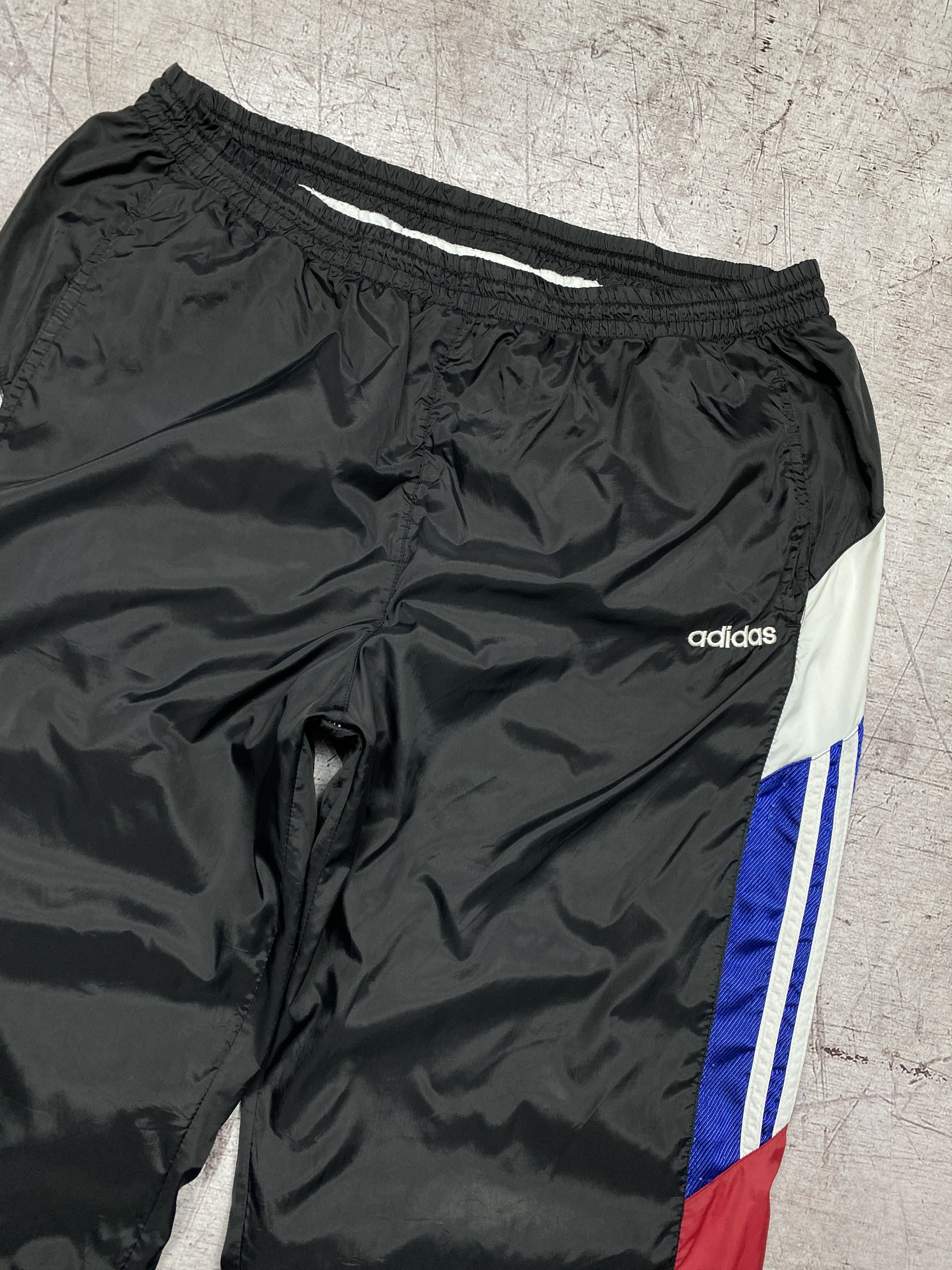 Adidas × Vintage Adidas Vintage Mens Nylon Parachute Track Pants Size US 36 / EU 52 - 2 Thumbnail