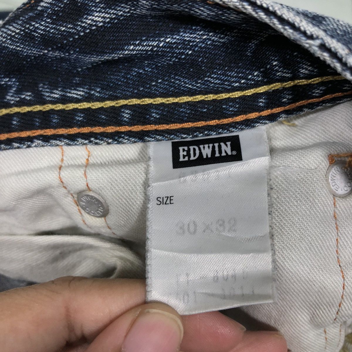 Hysteric Glamour 🔥Vintage Denim Jeans Red Line Edwin Japan Made Size US 32 / EU 48 - 19 Thumbnail
