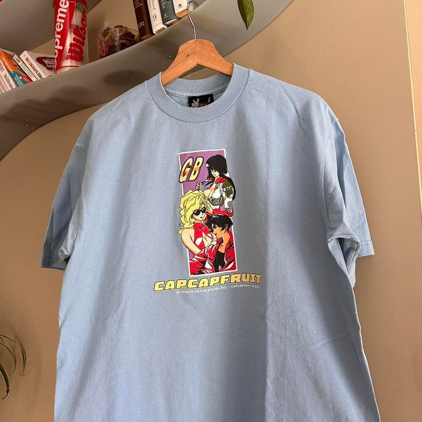 Hook-Ups × Vintage Vintage Y2K Golden Boy Anime Shirt Size US L / EU 52-54 / 3 - 2 Thumbnail