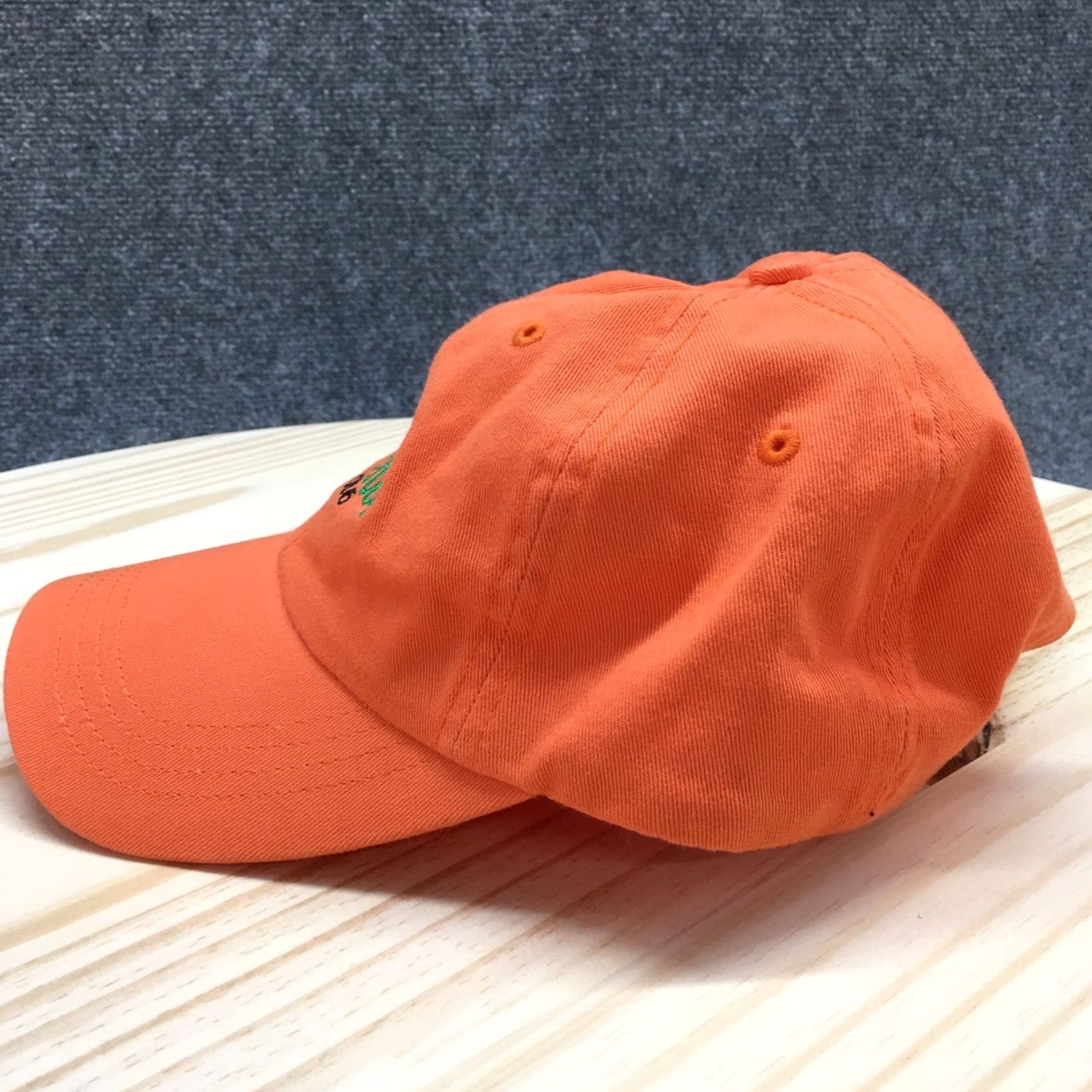 Logo 7 Costa Rica 2016 Baseball Cap Orange Unisex OSFA Adjustable Embroidered Logo Size ONE SIZE - 4 Thumbnail