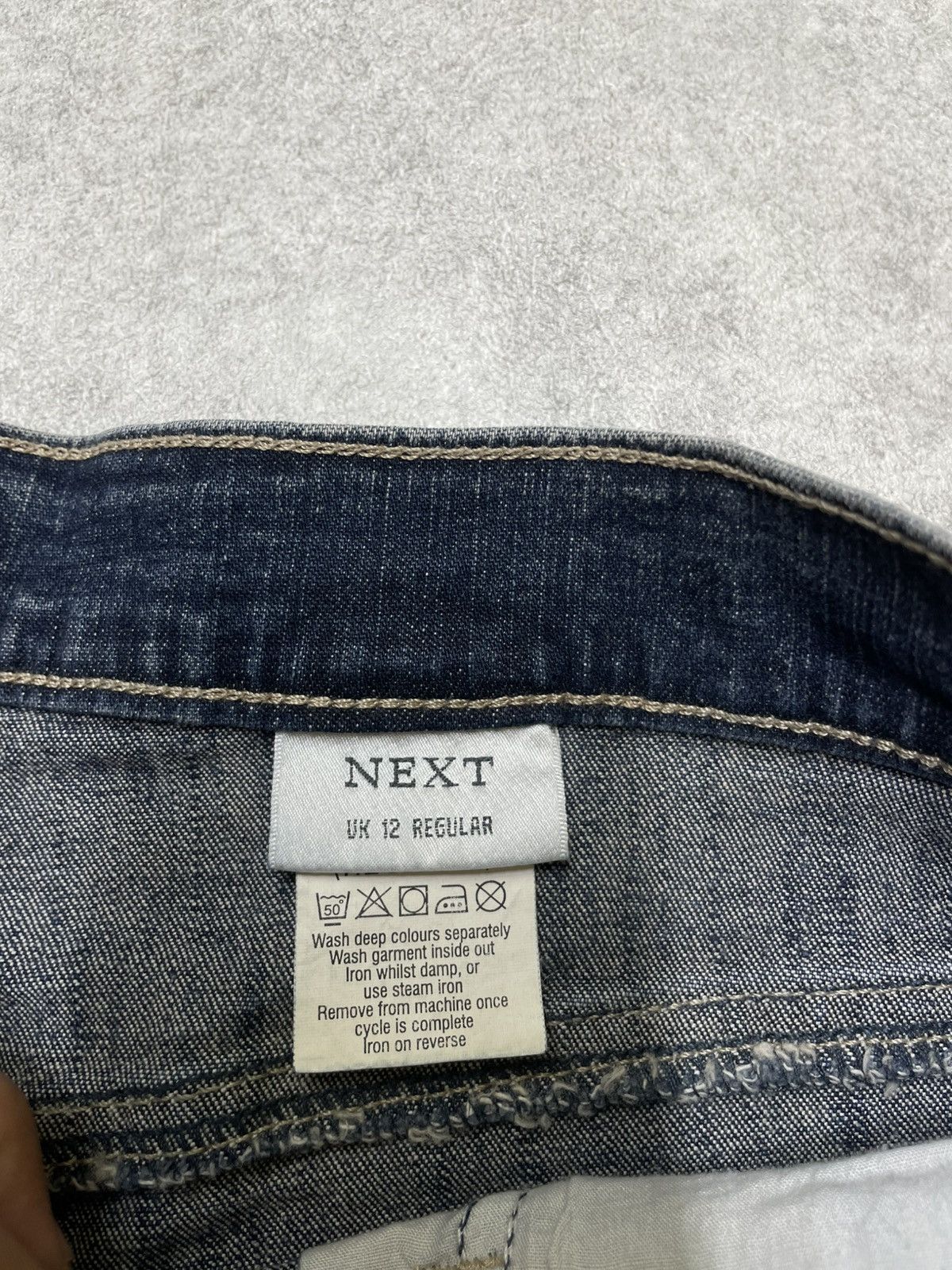 If Six Was Nine × Le Grande Bleu (L.G.B.) × Tornado Mart Skull Y2K Flare Jeans With Ornate Threadwork — Think LGB Size US 32 / EU 48 - 10 Thumbnail
