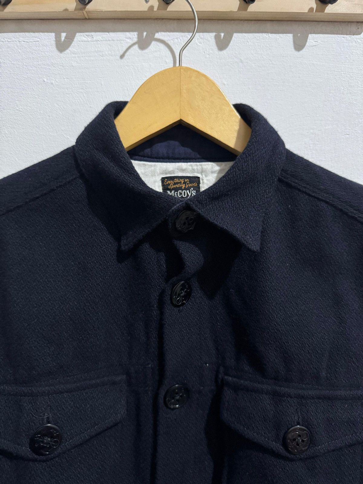 The Real McCoy's The Real Mccoy’s Usn wool button shirt Size US L / EU 52-54 / 3 - 5 Thumbnail